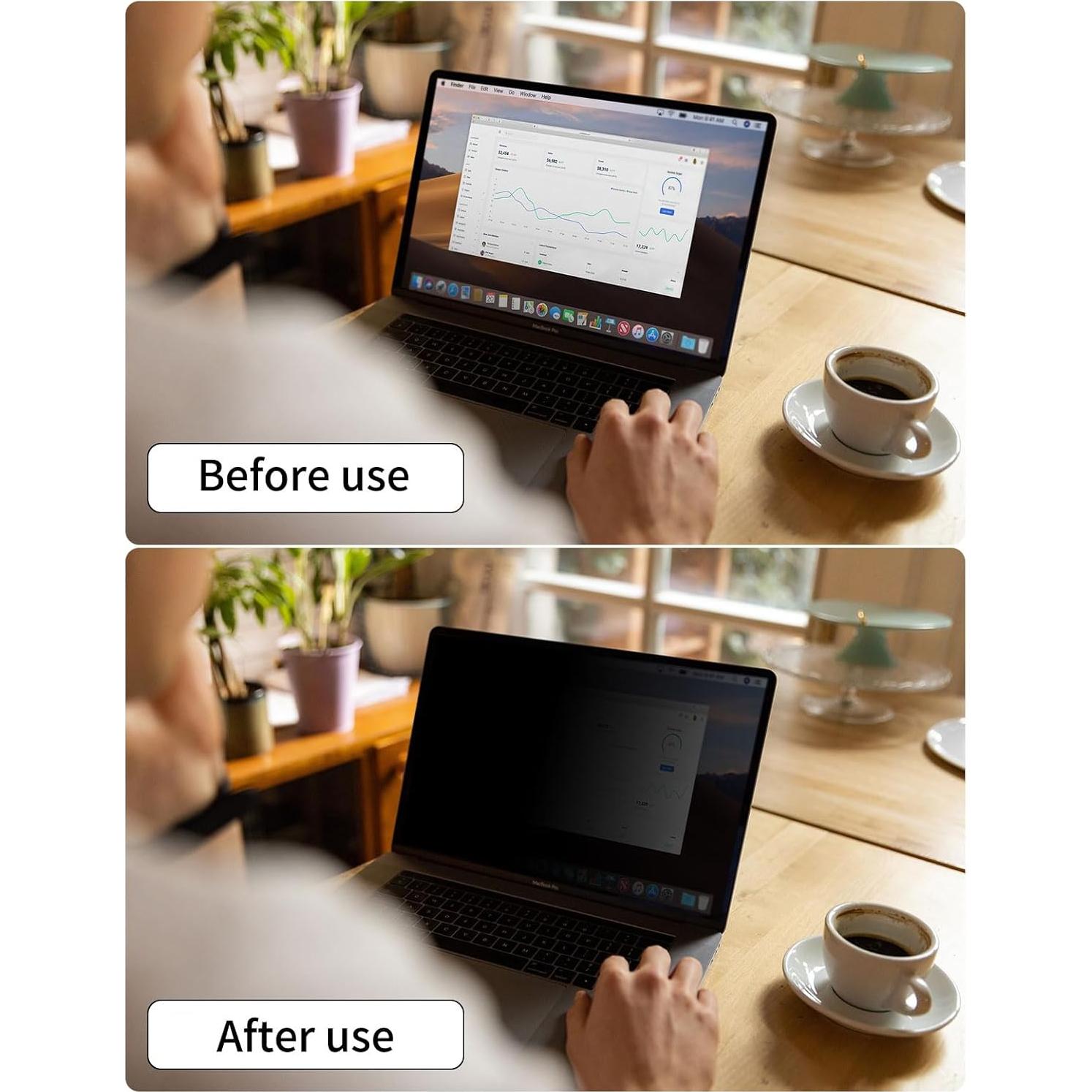 Protector de Pantalla Privada Seorsok 15.6" Anti Miradas 360°