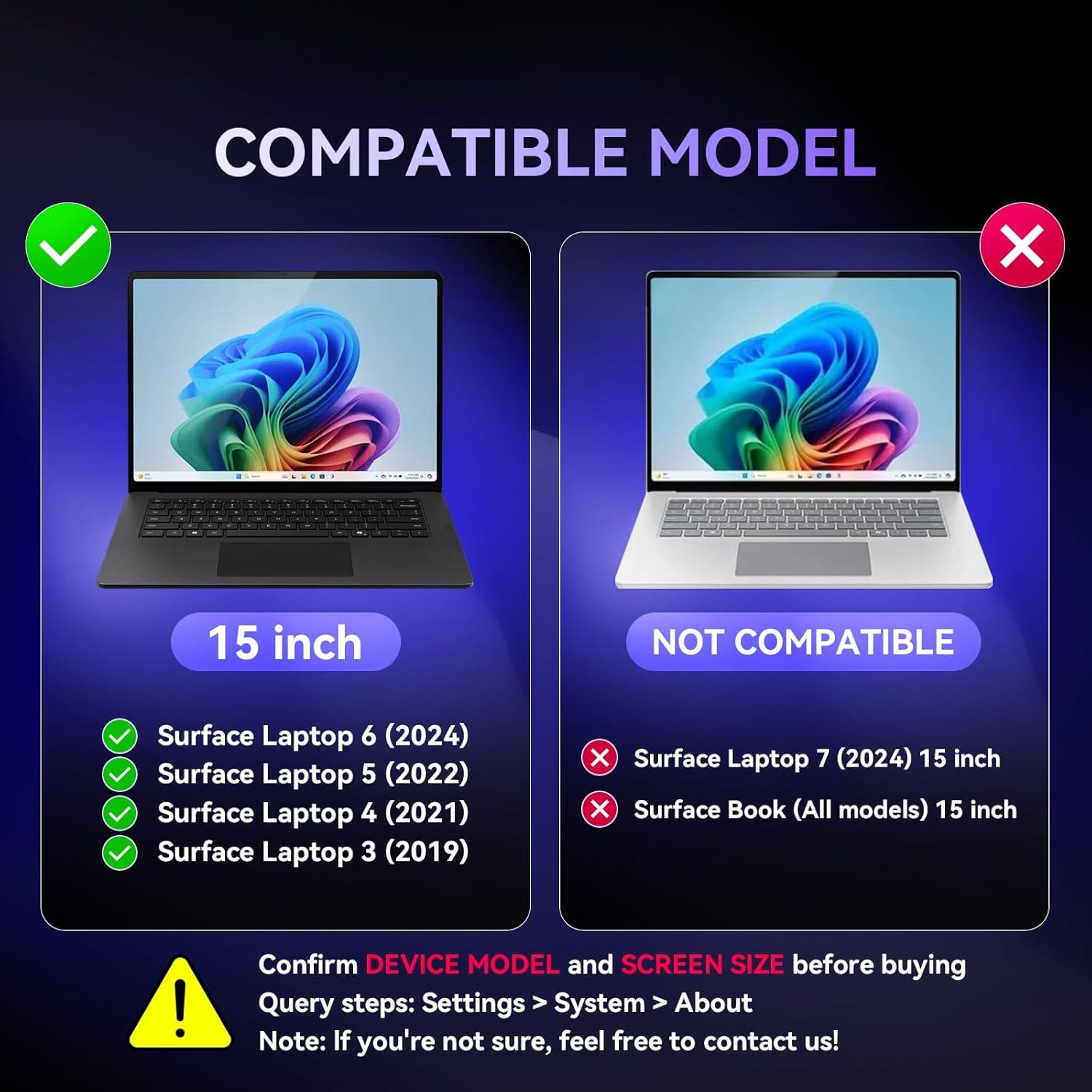 Filtro de Privacidad BROPGOD para Surface Laptop 15" Antiespía