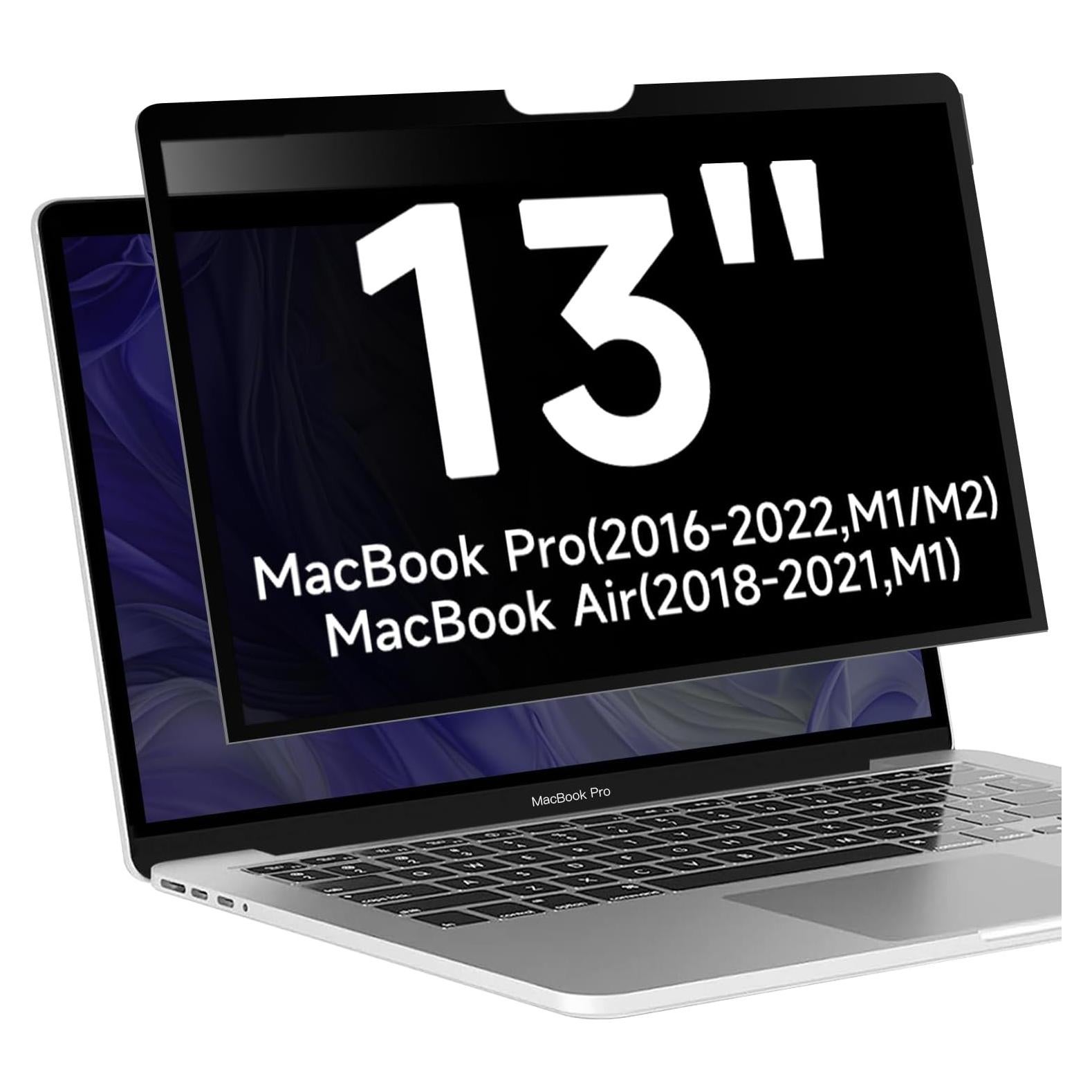 Filtro de Pantalla de Privacidad ANTOGOO V para MacBook 13"