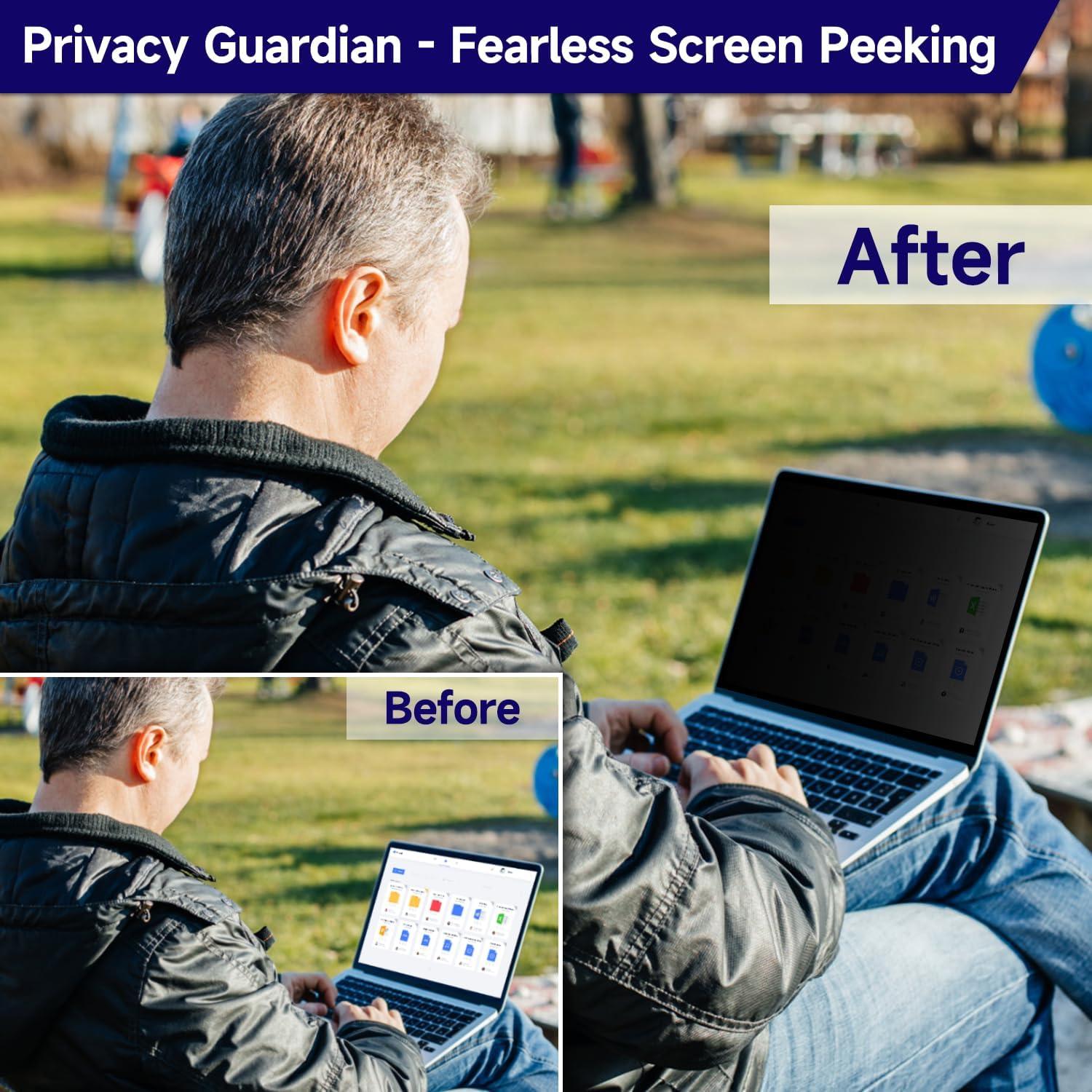 Filtro de Pantalla de Privacidad ANTOGOO V para MacBook 13"