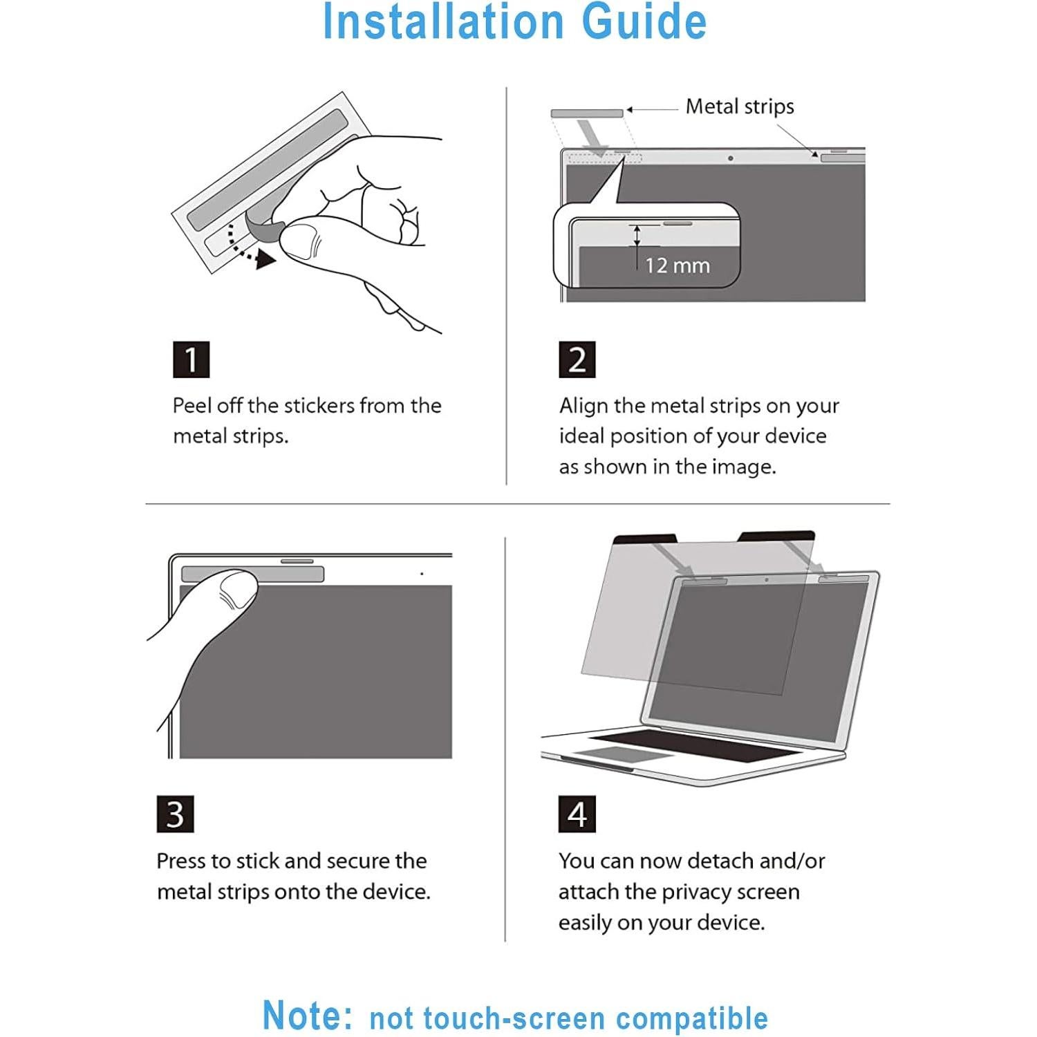 Filtro de Pantalla de Privacidad Magnético ZOEGAA 15.6" 16:9