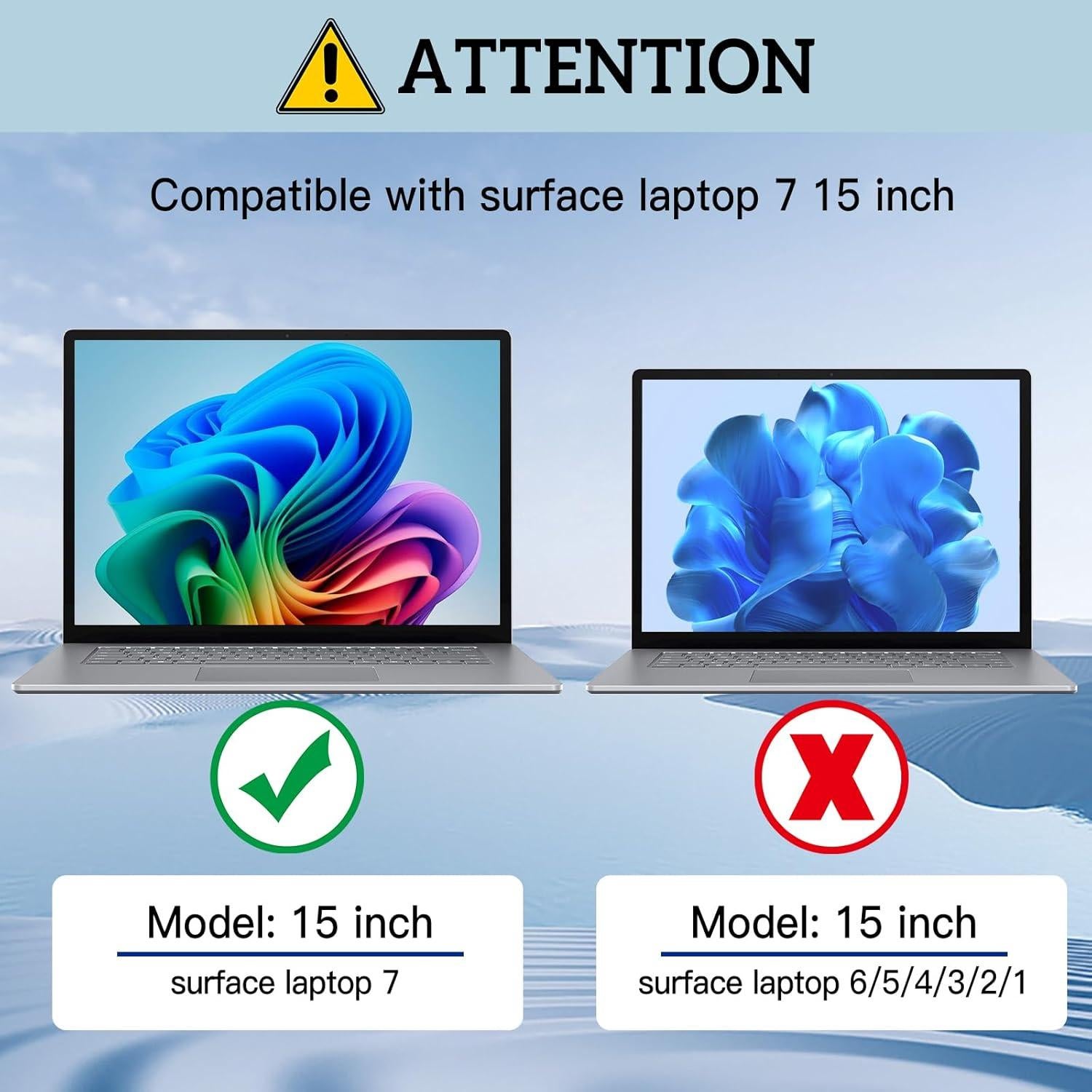 Pantalla de Privacidad ZOEGAA para Laptop Surface 7 15"