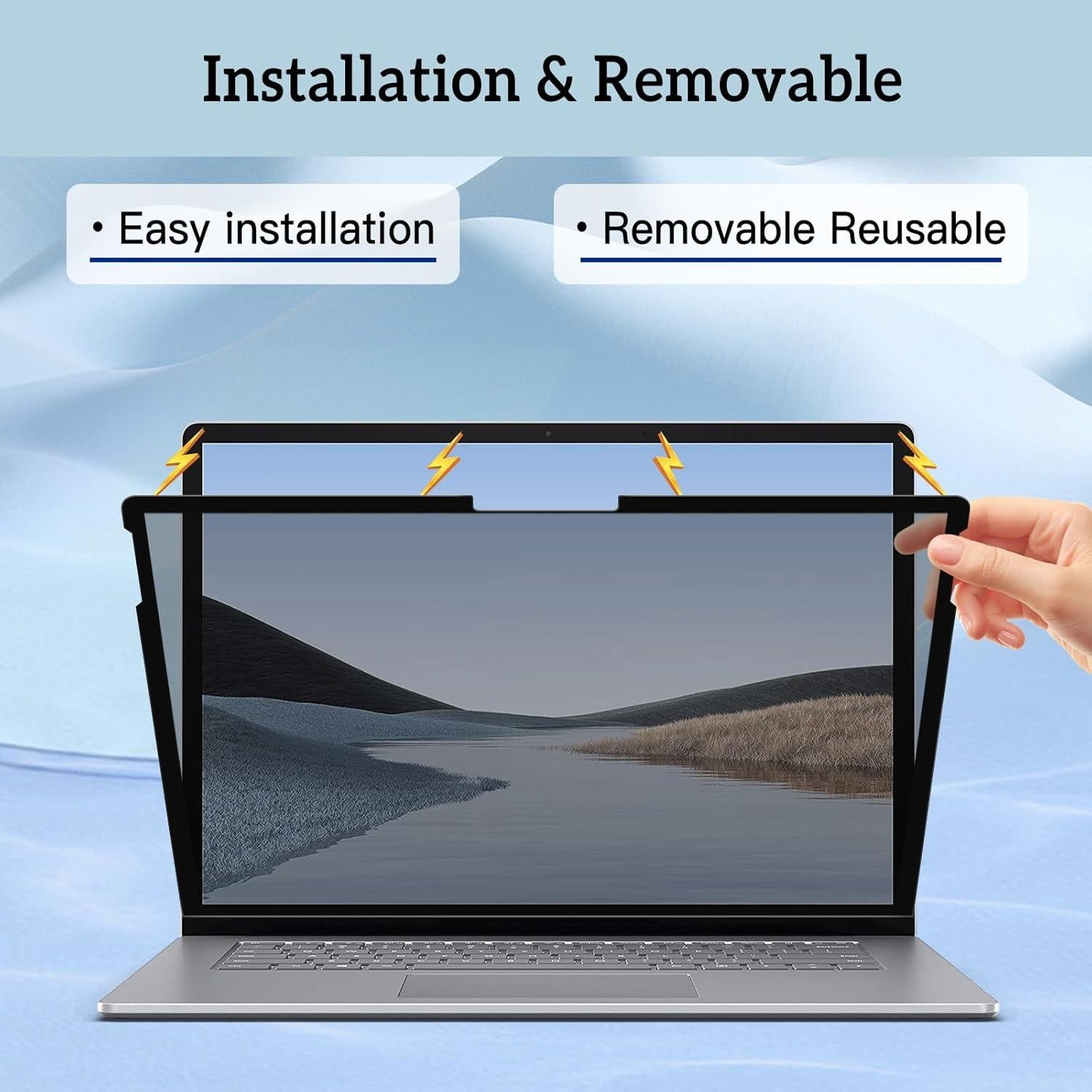 Pantalla de Privacidad ZOEGAA para Laptop Surface 7 15"