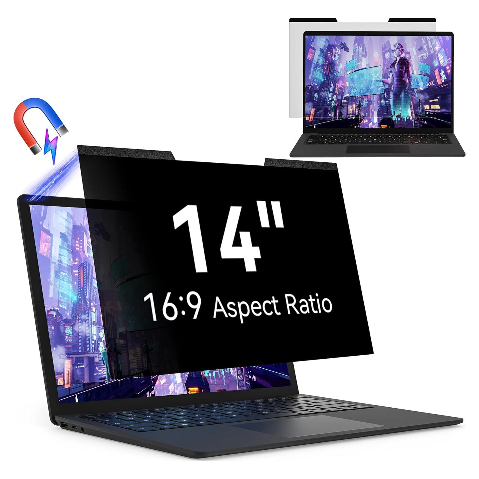 Filtro de Privacidad Magnético Protescreen 14" Antirreflejo