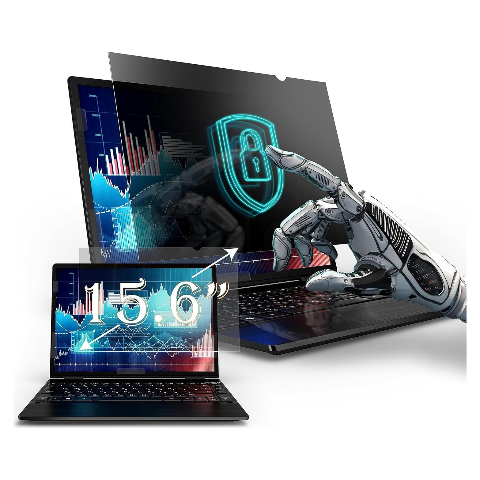 Filtro de Pantalla Privado EZ-Pro 15.6" Antirreflejo y Antiluz Azul