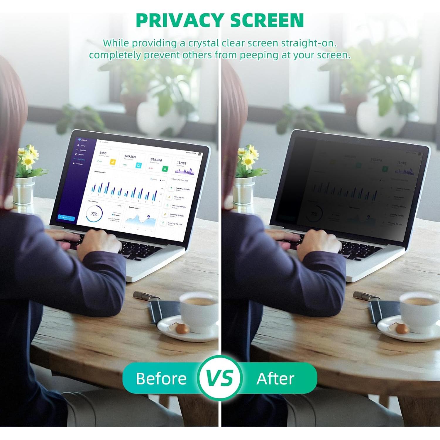 Protector de Pantalla Privada 14" ARAHFUN Anti Rayones Mate Brillante