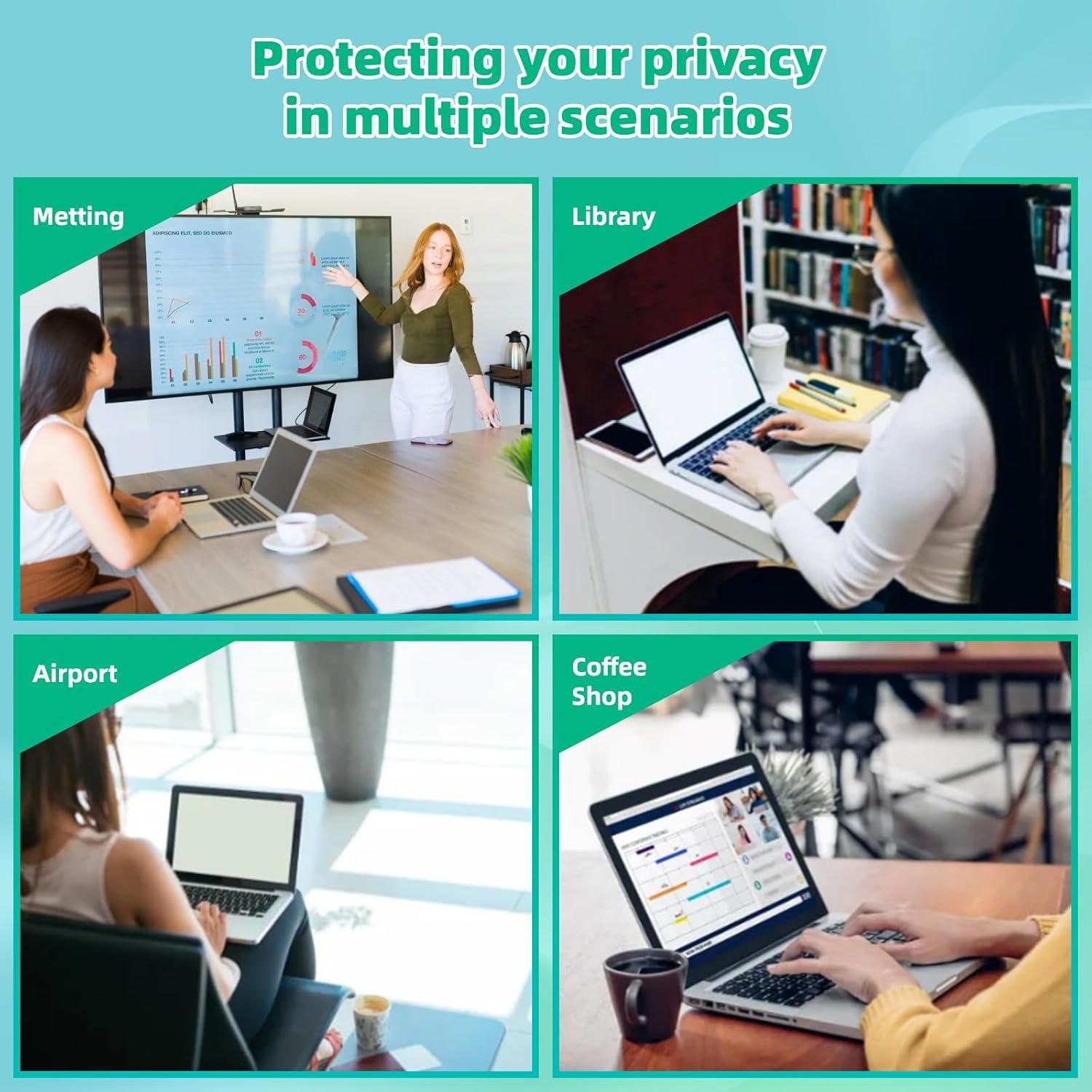 Protector de Pantalla Privada 14" ARAHFUN Anti Rayones Mate Brillante