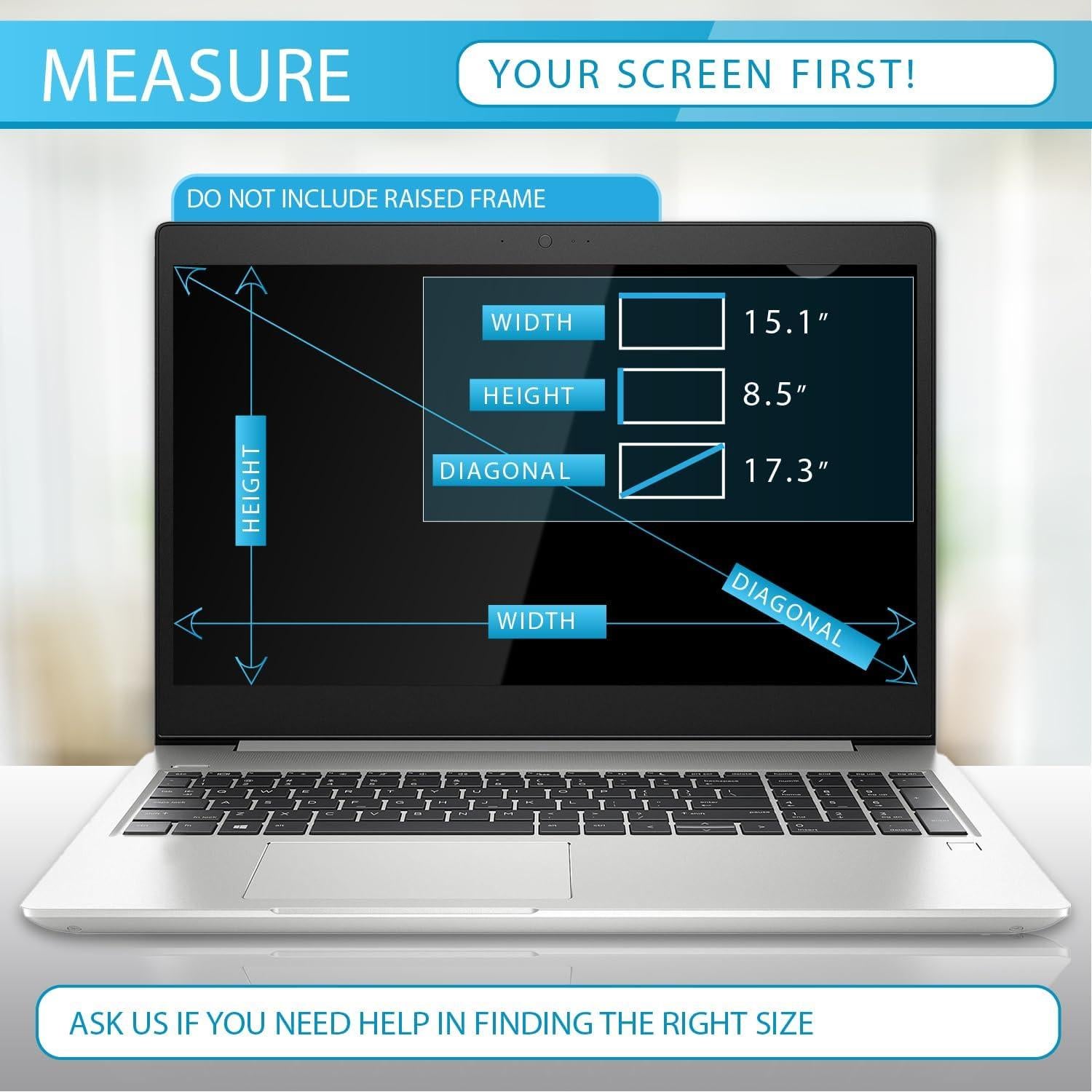 Filtro de Pantalla Privado EZ-Pro 15.1" x 8.5" para Laptop