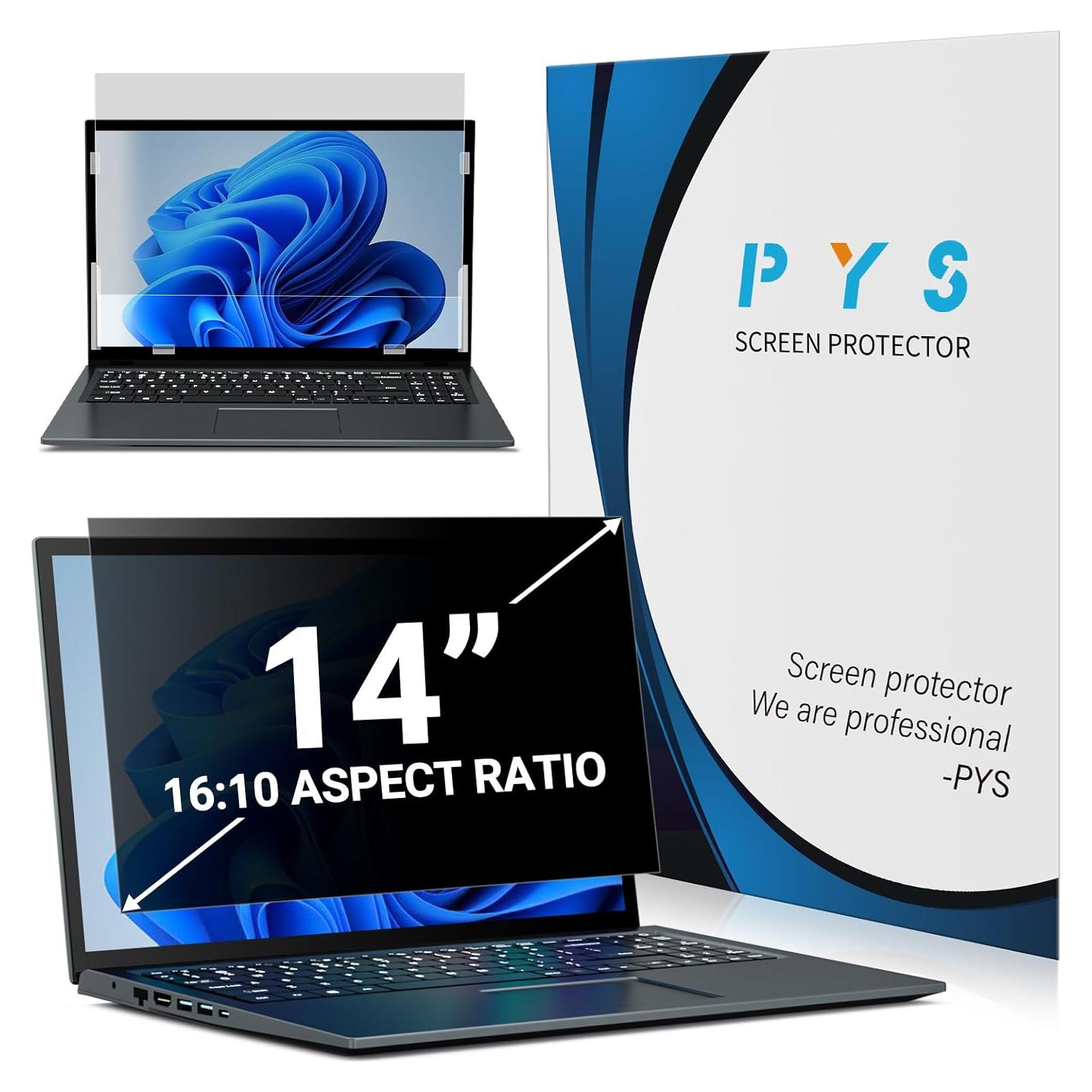 Filtro de Privacidad PYS 14" para Laptop - Anti-reflejo y Luz Azul
