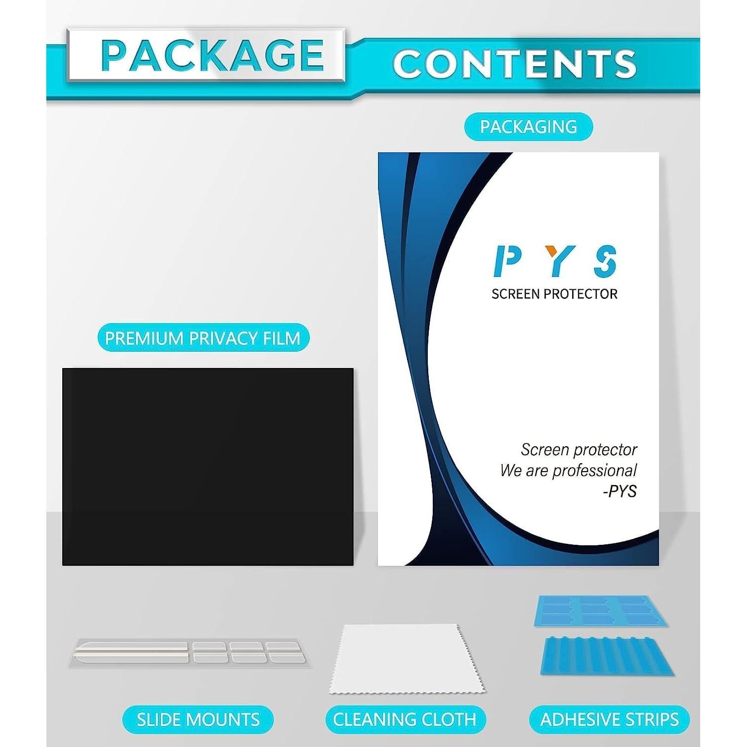 Filtro de Privacidad PYS 14" para Laptop - Anti-reflejo y Luz Azul