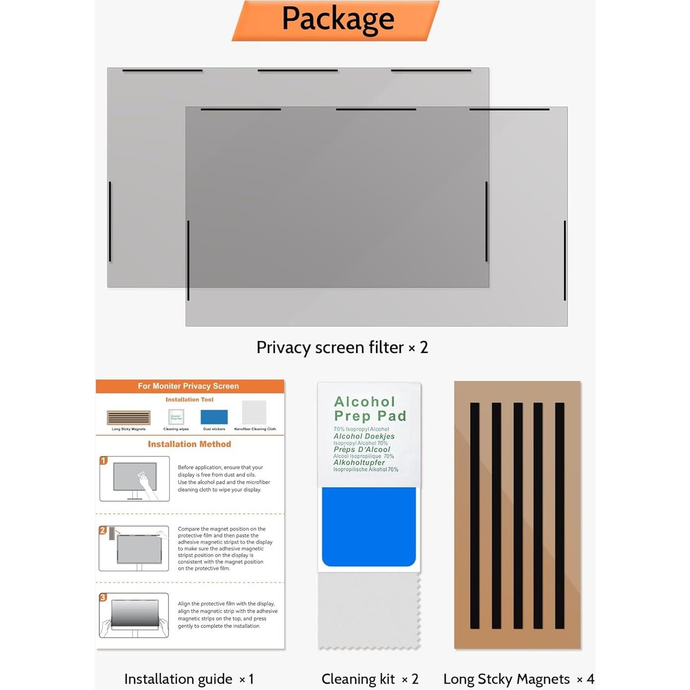 Pantalla de Privacidad Magnética 27" Mamol Antirreflejo