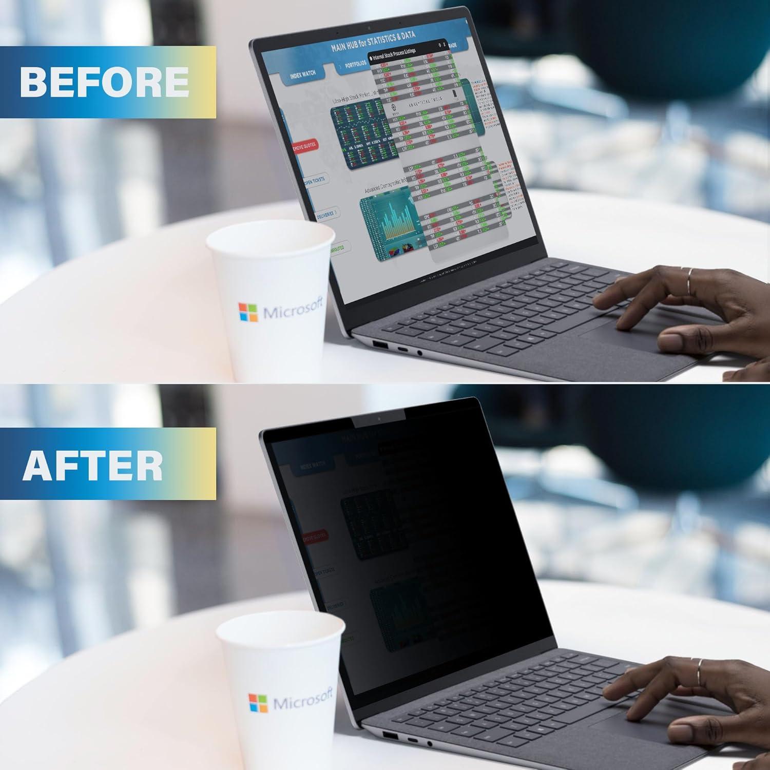 Protector de Pantalla Privado Magnético SenseAGE para Surface Laptop 13.5"