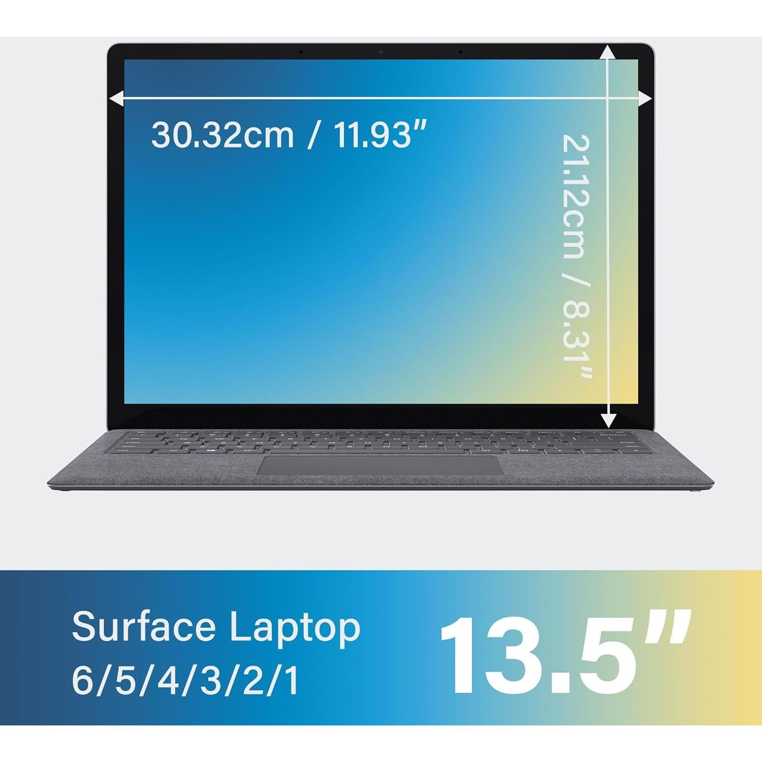 Protector de Pantalla Privado Magnético SenseAGE para Surface Laptop 13.5"