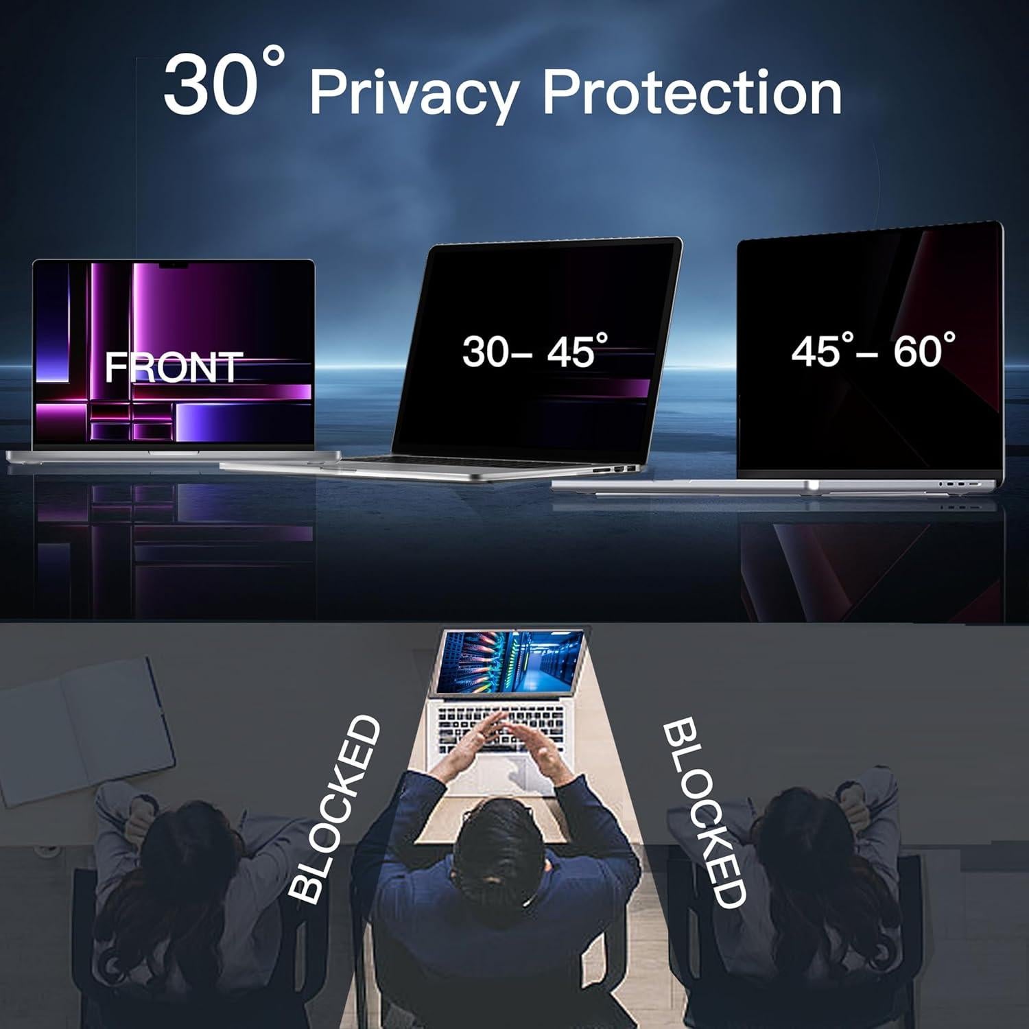 Protector de Pantalla Privada 15.6" Tarrahow Antirreflejo