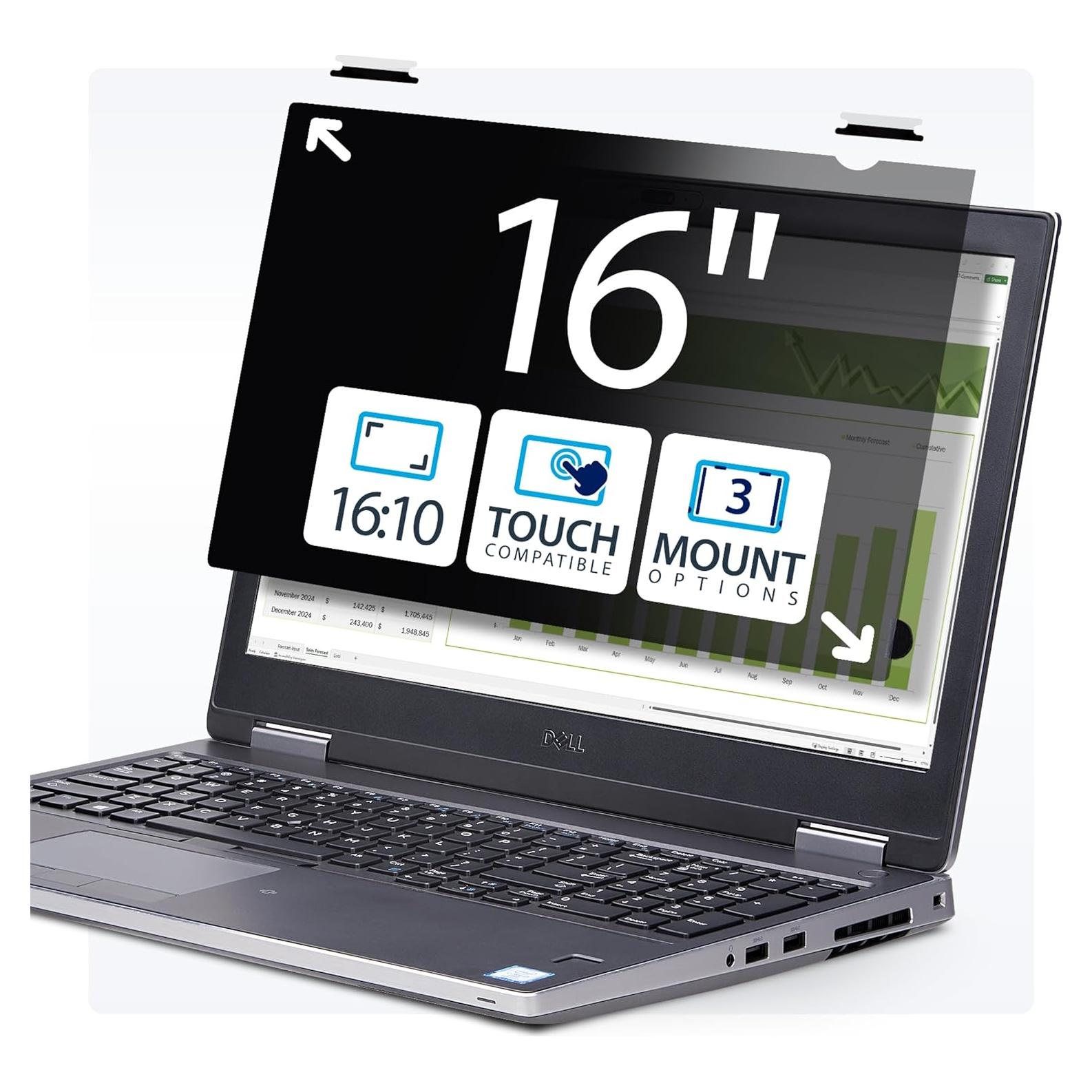 Filtro de Pantalla de Privacidad StarTech 16" 16:10 Antirreflejo