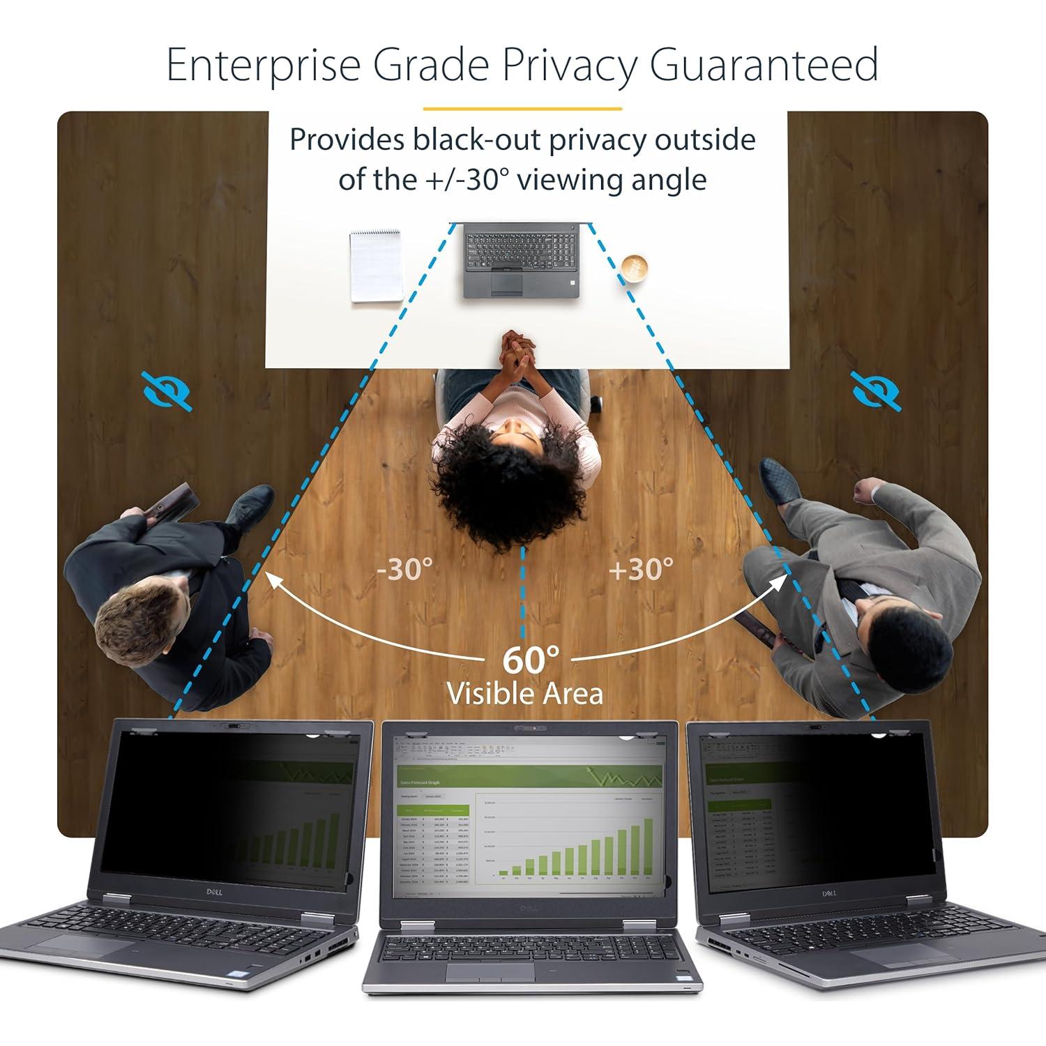 Filtro de Pantalla de Privacidad StarTech 16" 16:10 Antirreflejo