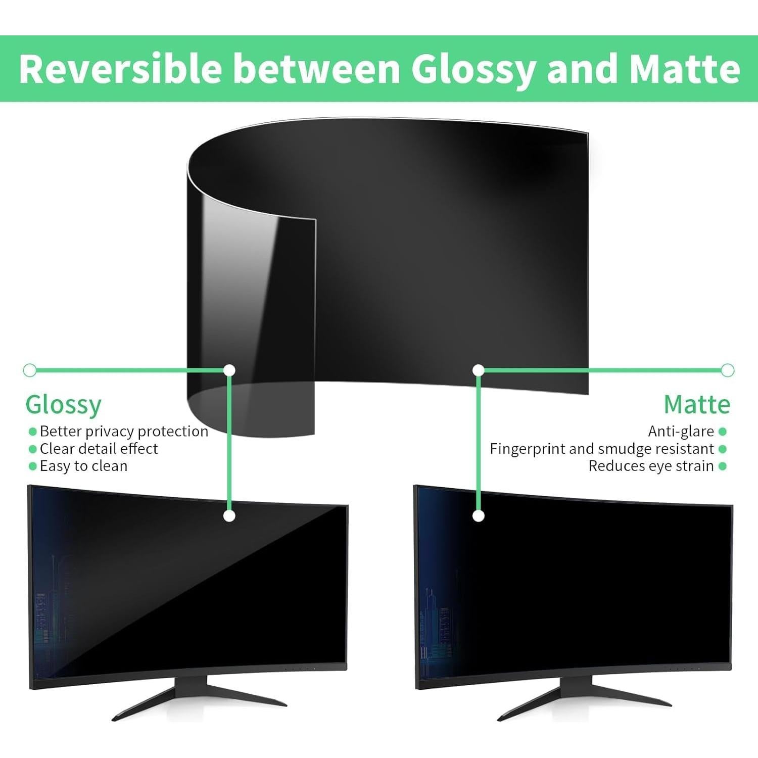 Filtro de Pantalla Privada DEJIMAX 32" Curvo 16:9 Anti-reflejo