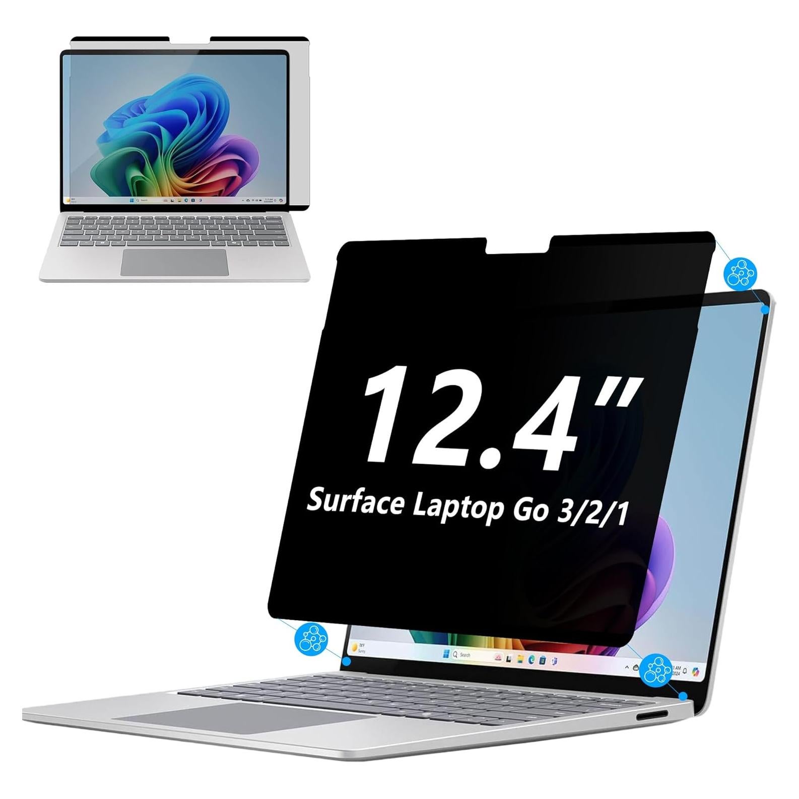 Protector de Pantalla Privado Adeway para Surface Laptop Go 12.4"