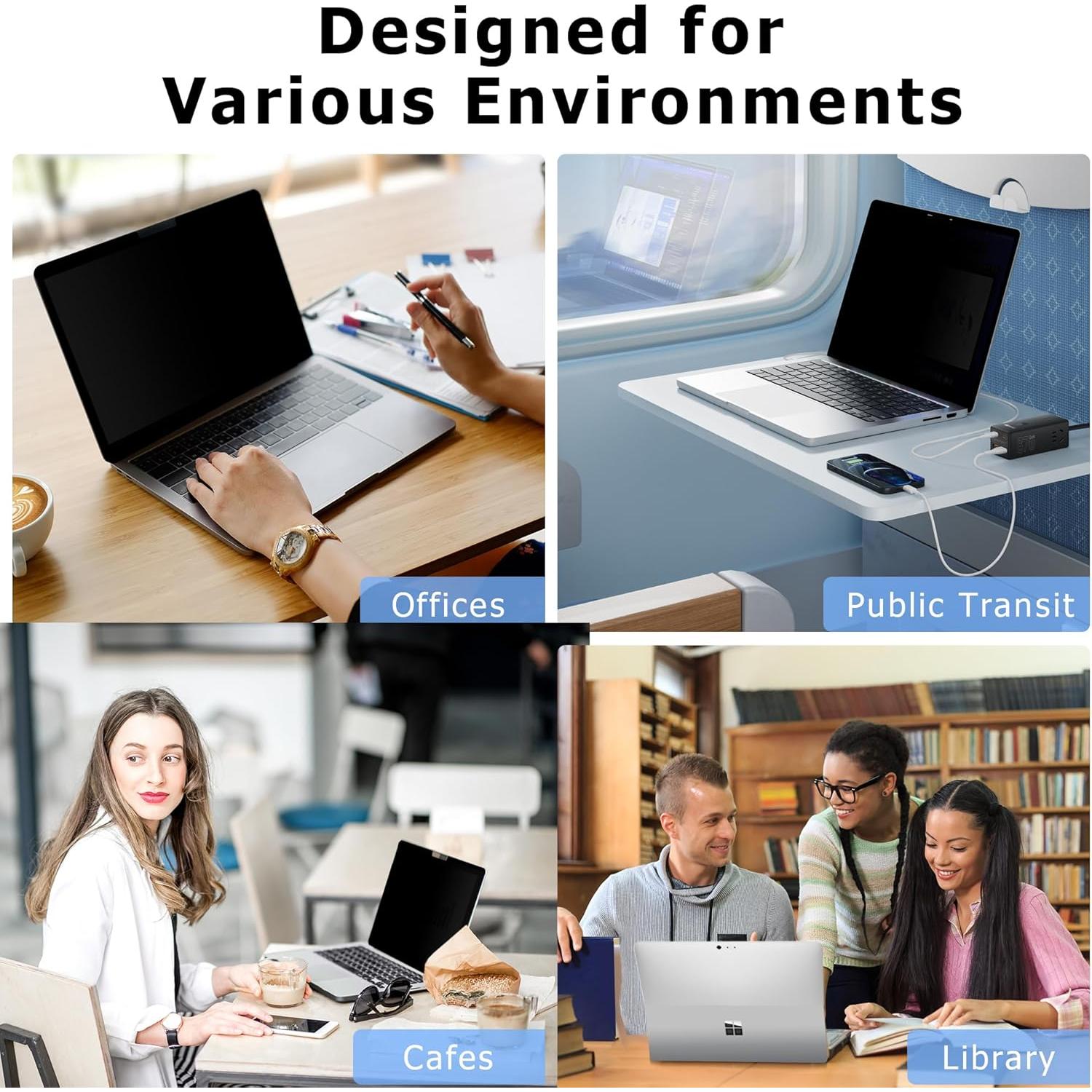 Protector de Pantalla Privado Adeway para Surface Laptop Go 12.4"