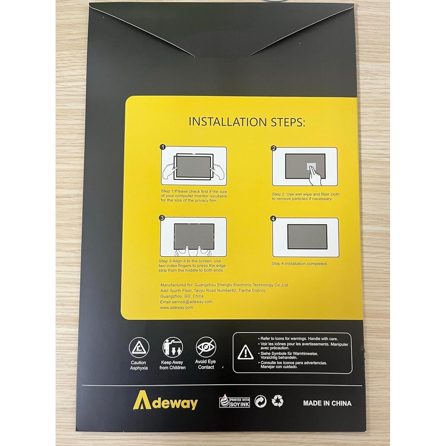 Protector de Pantalla Privado Adeway para Surface Laptop Go 12.4"