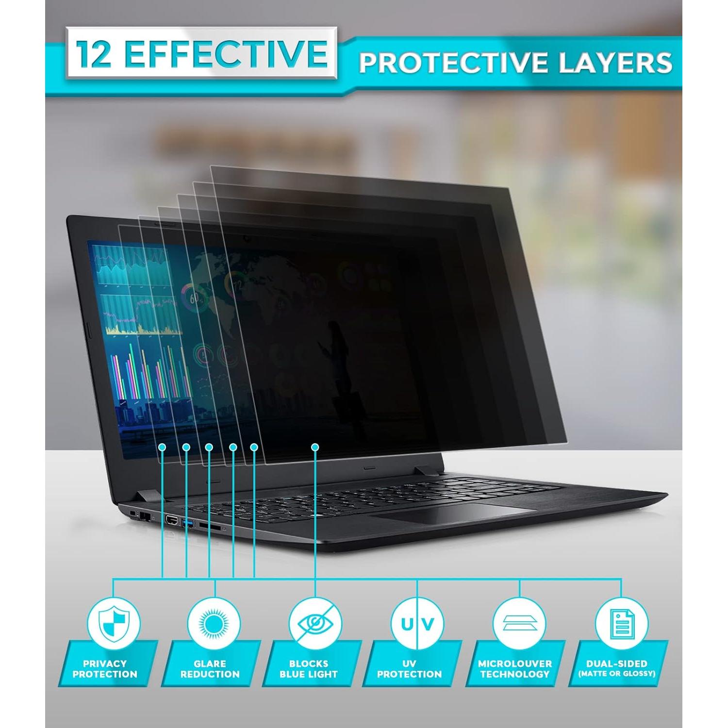 Filtro de Pantalla de Privacidad PYS 13.3" Antirreflejo