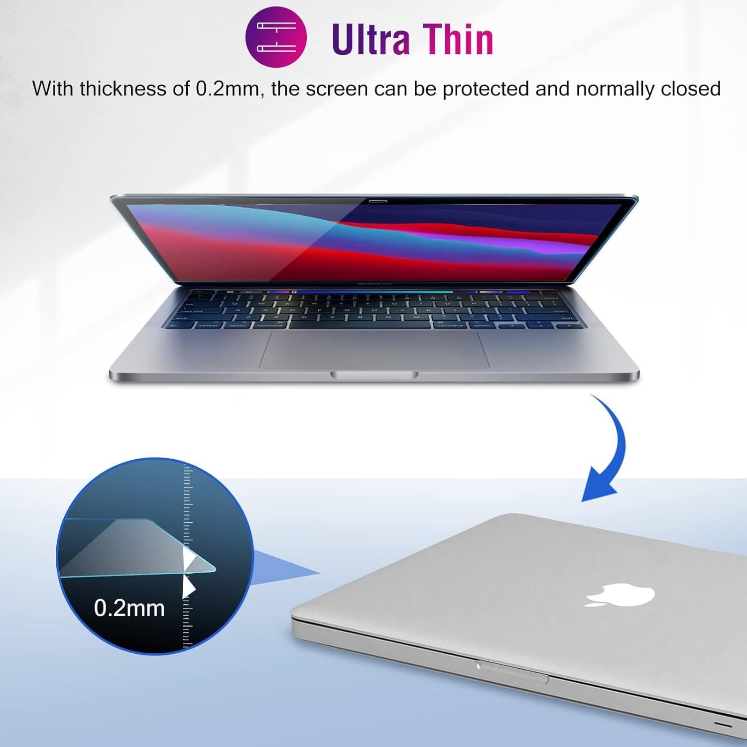 ProCase Protector de Pantalla Privado 13" para MacBook Air/Pro