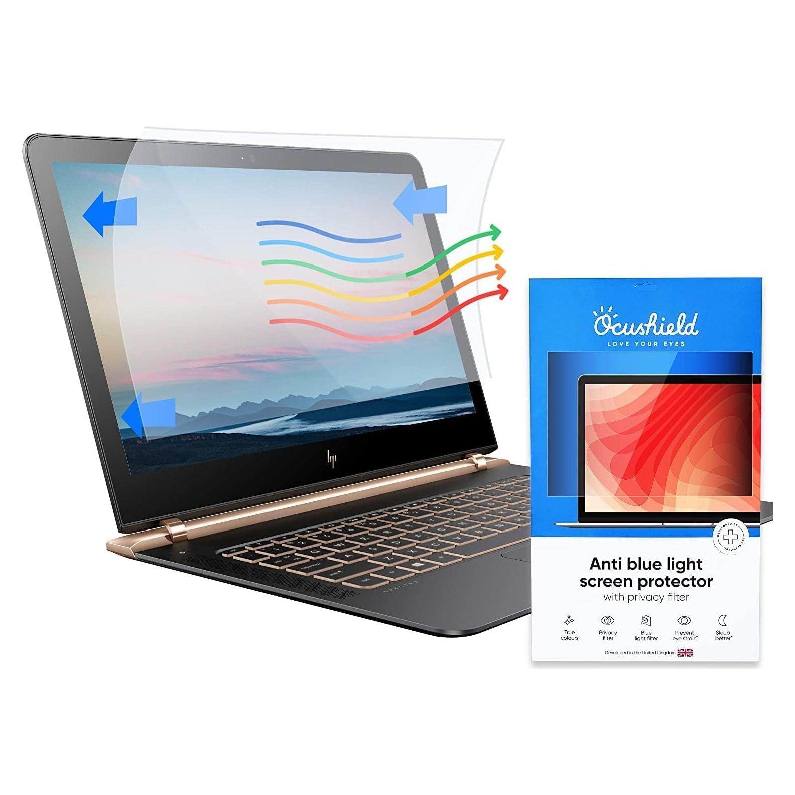 Protector de Pantalla Ocushield 15.4" Anti Luz Azul y Privacidad