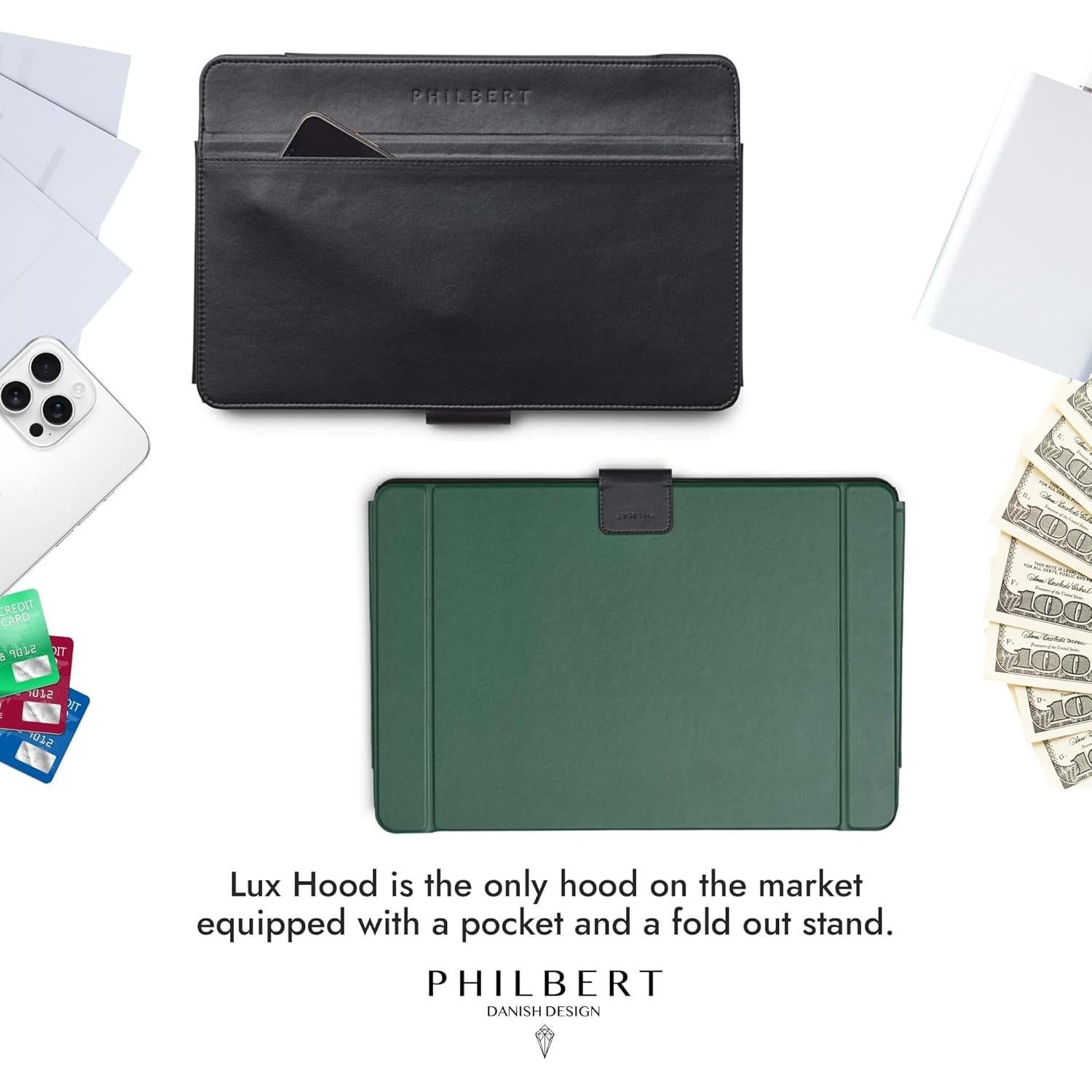 Capota de Sol para Laptop 4-en-1 Lux - Verde 15-16"