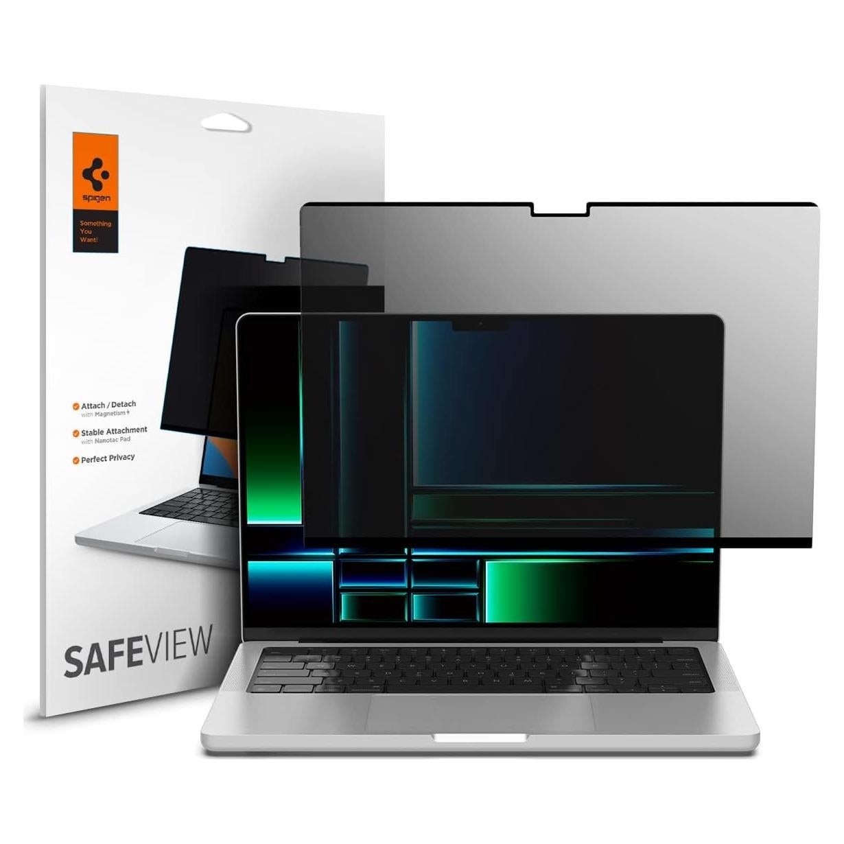 Filtro de Privacidad Spigen SafeView para MacBook Pro 14"