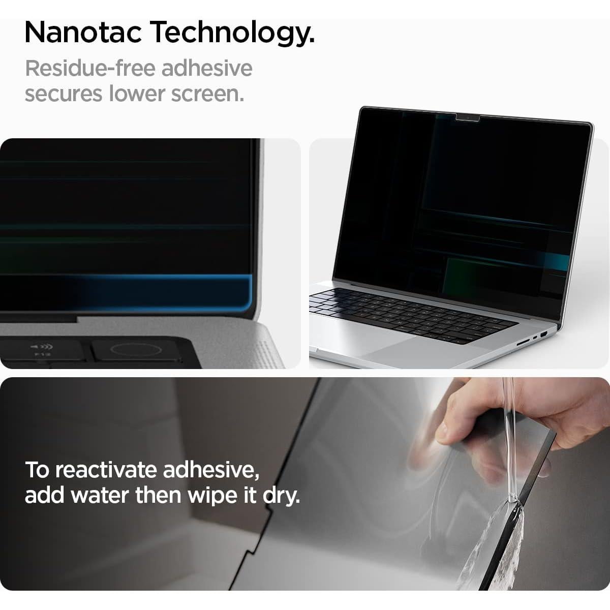 Filtro de Privacidad Spigen SafeView para MacBook Pro 14"