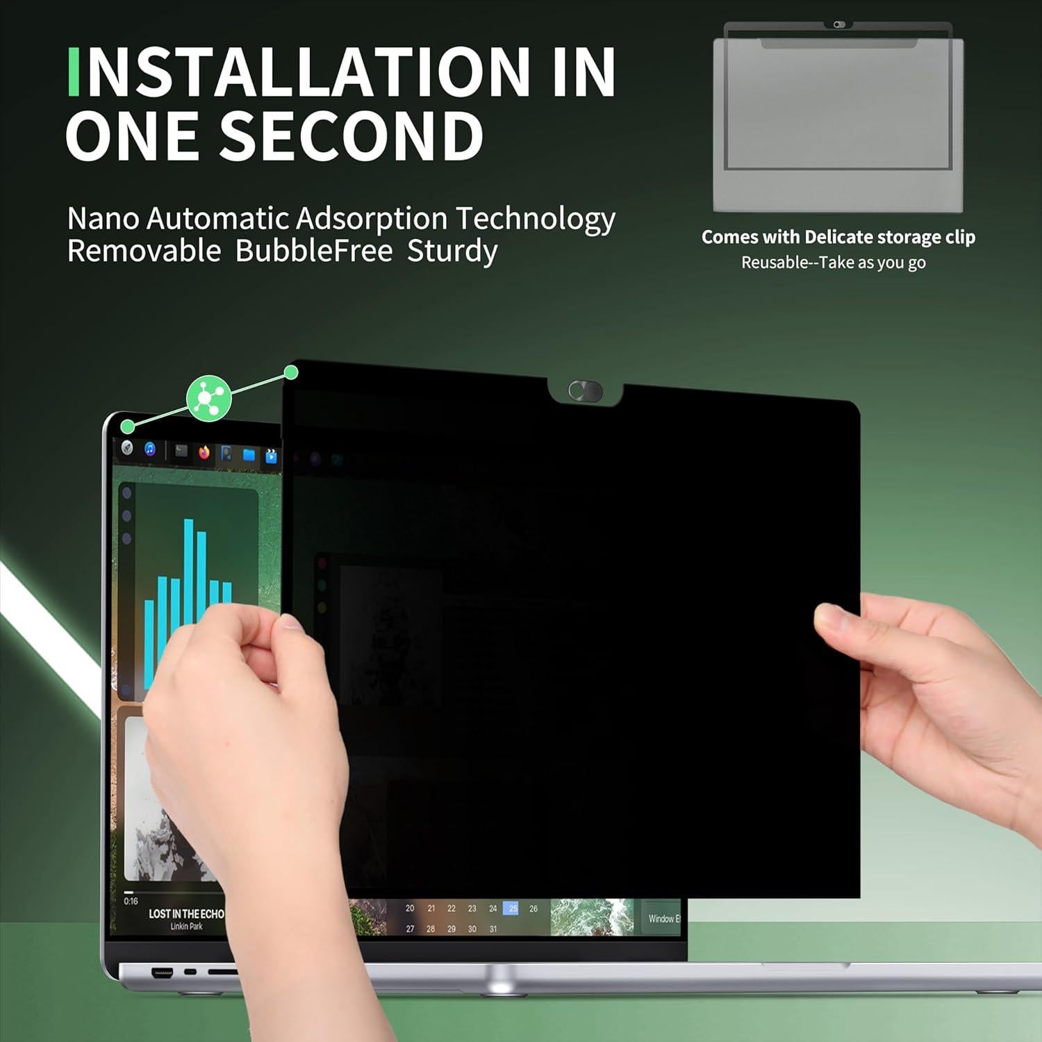 Filtro de Privacidad MaoYeye para MacBook Air 13" M1/M2