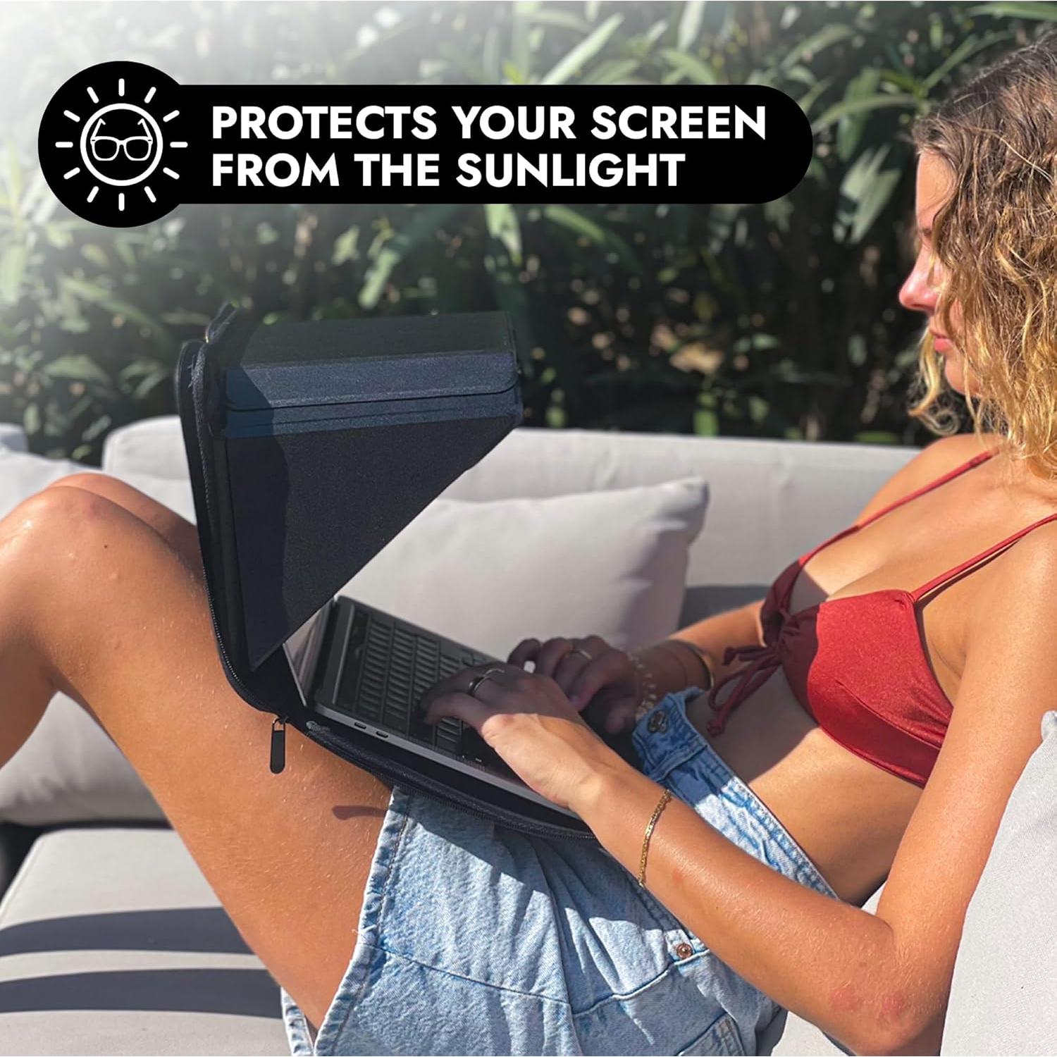 Funda para portátil MacBook 13" Philbert Verde 4 en 1