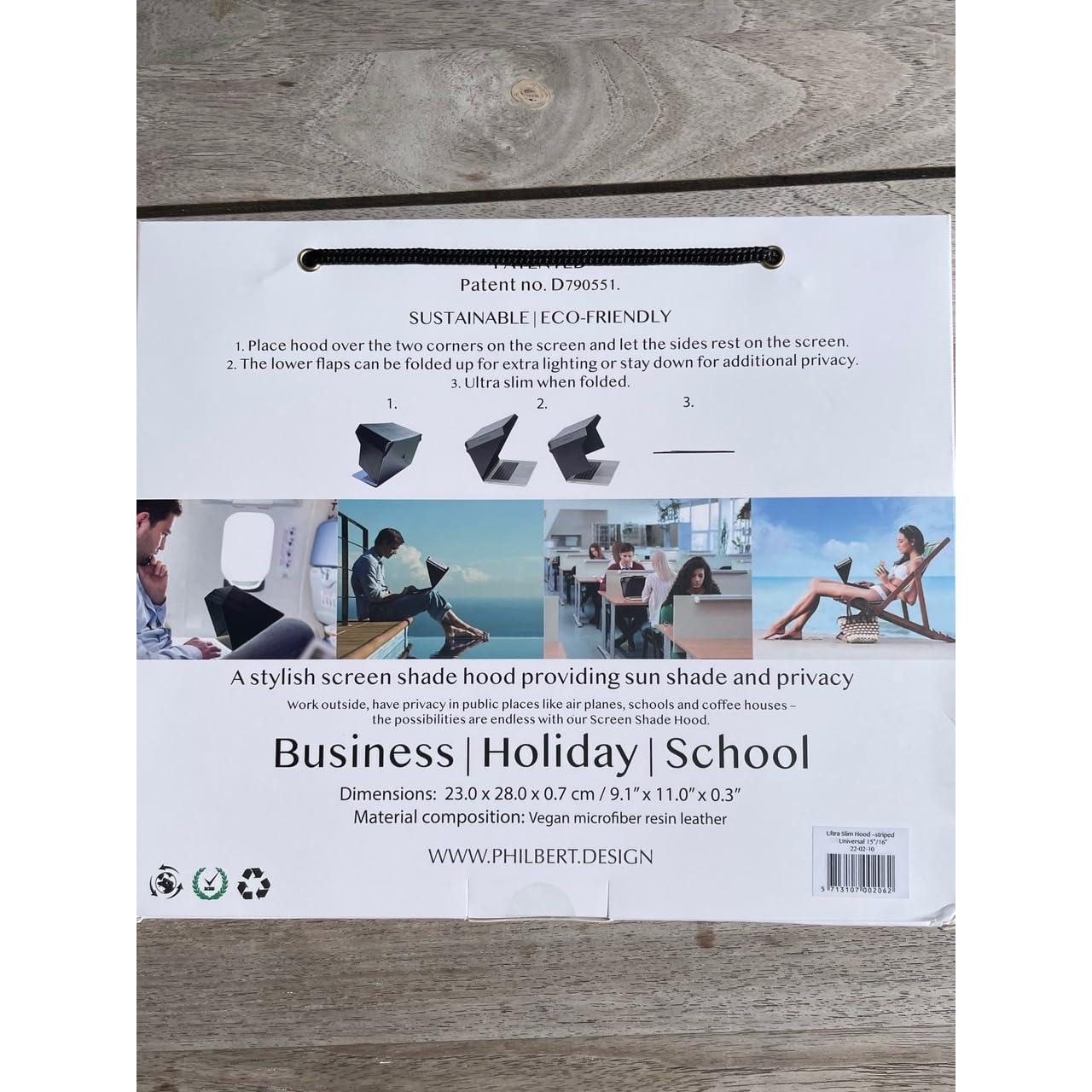 Funda para portátil MacBook 13" Philbert Verde 4 en 1