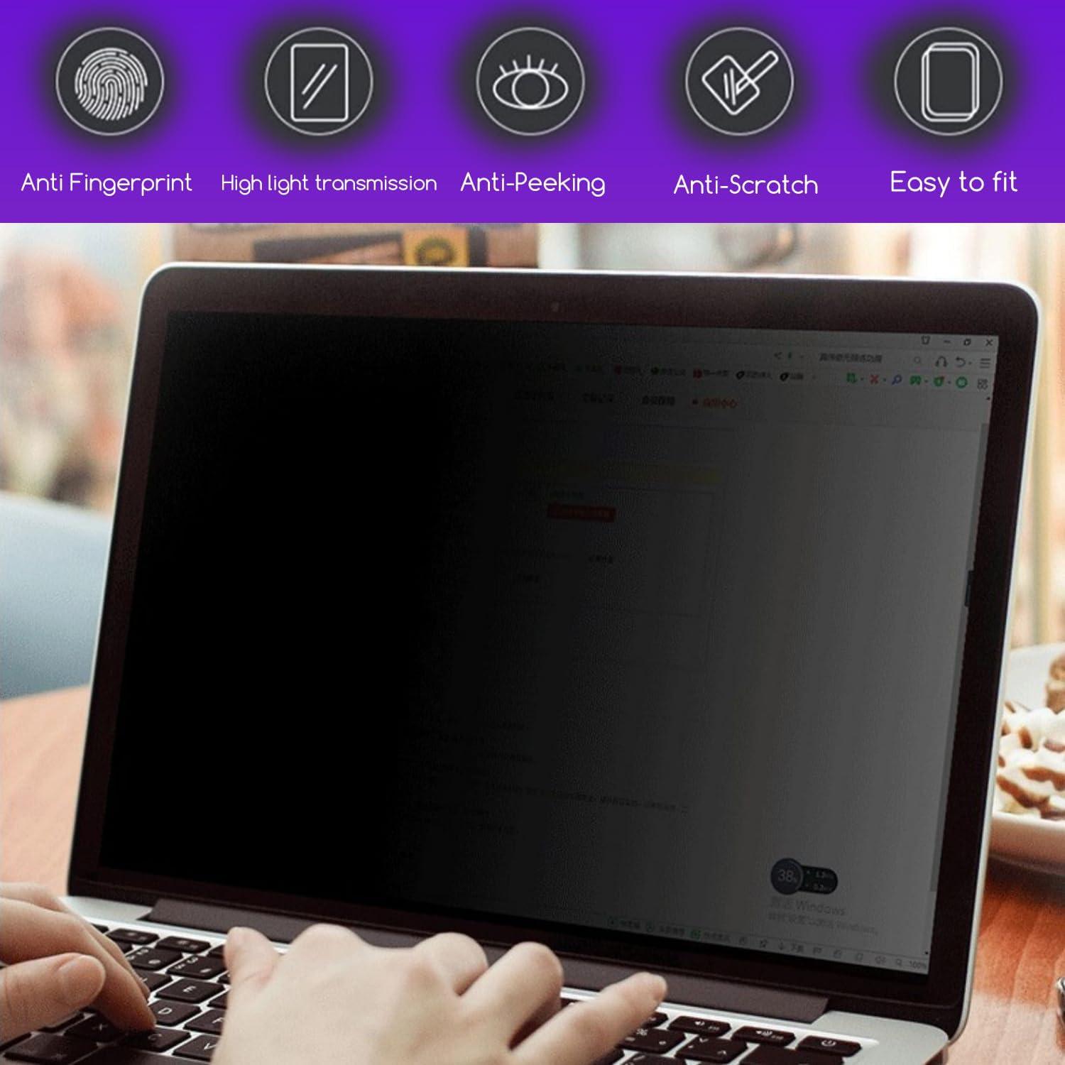 Protector de Pantalla Privado KEANBOLL 15.6" Vidrio Templado 9H