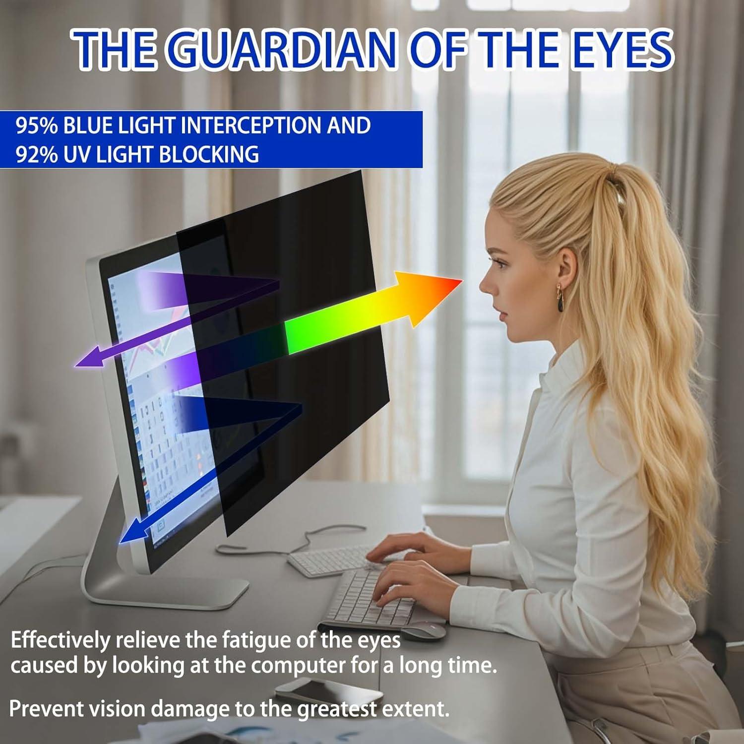 Pantalla de Privacidad 27" Ceydebne Antirreflejo Luz Azul