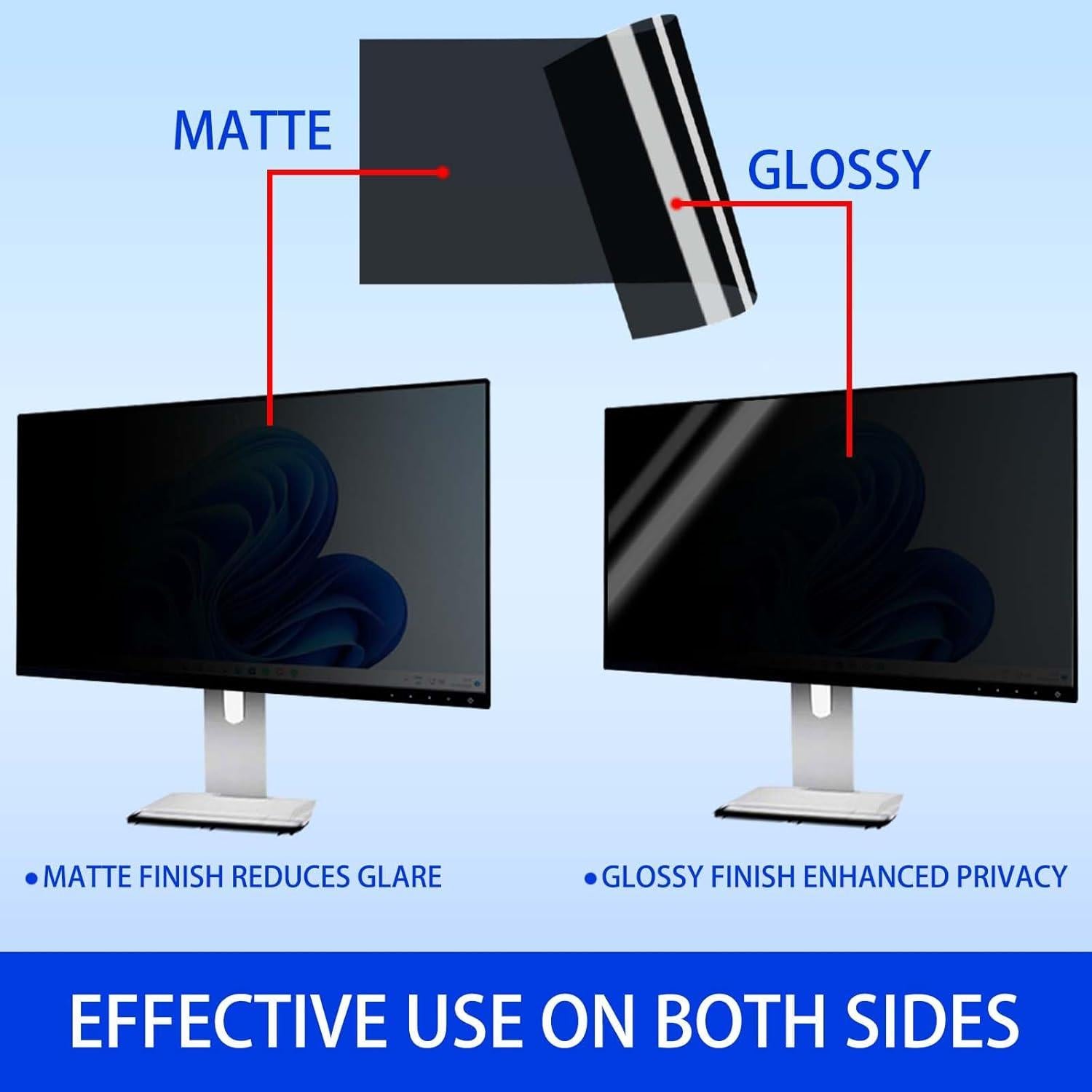 Pantalla de Privacidad 27" Ceydebne Antirreflejo Luz Azul