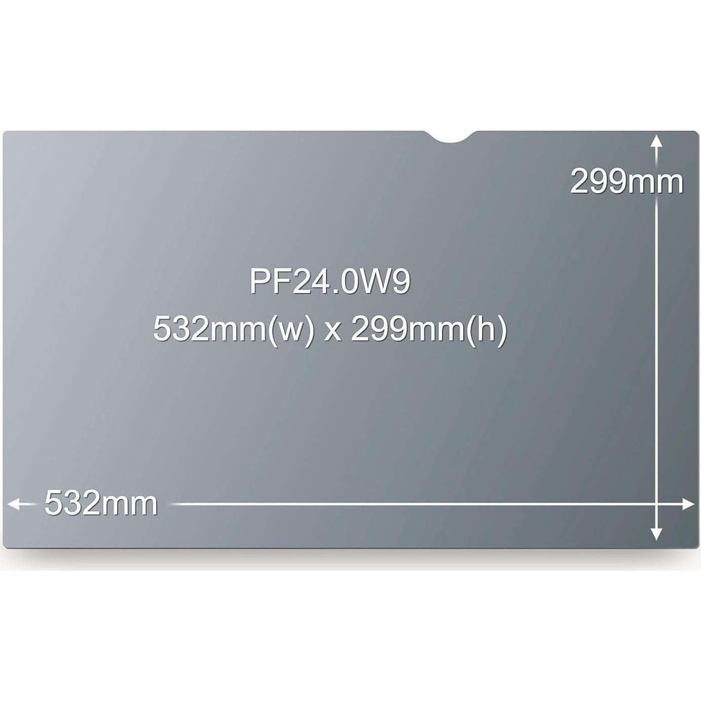 Filtro de Privacidad 3M para Monitor 24" Widescreen, Brillante/Mate