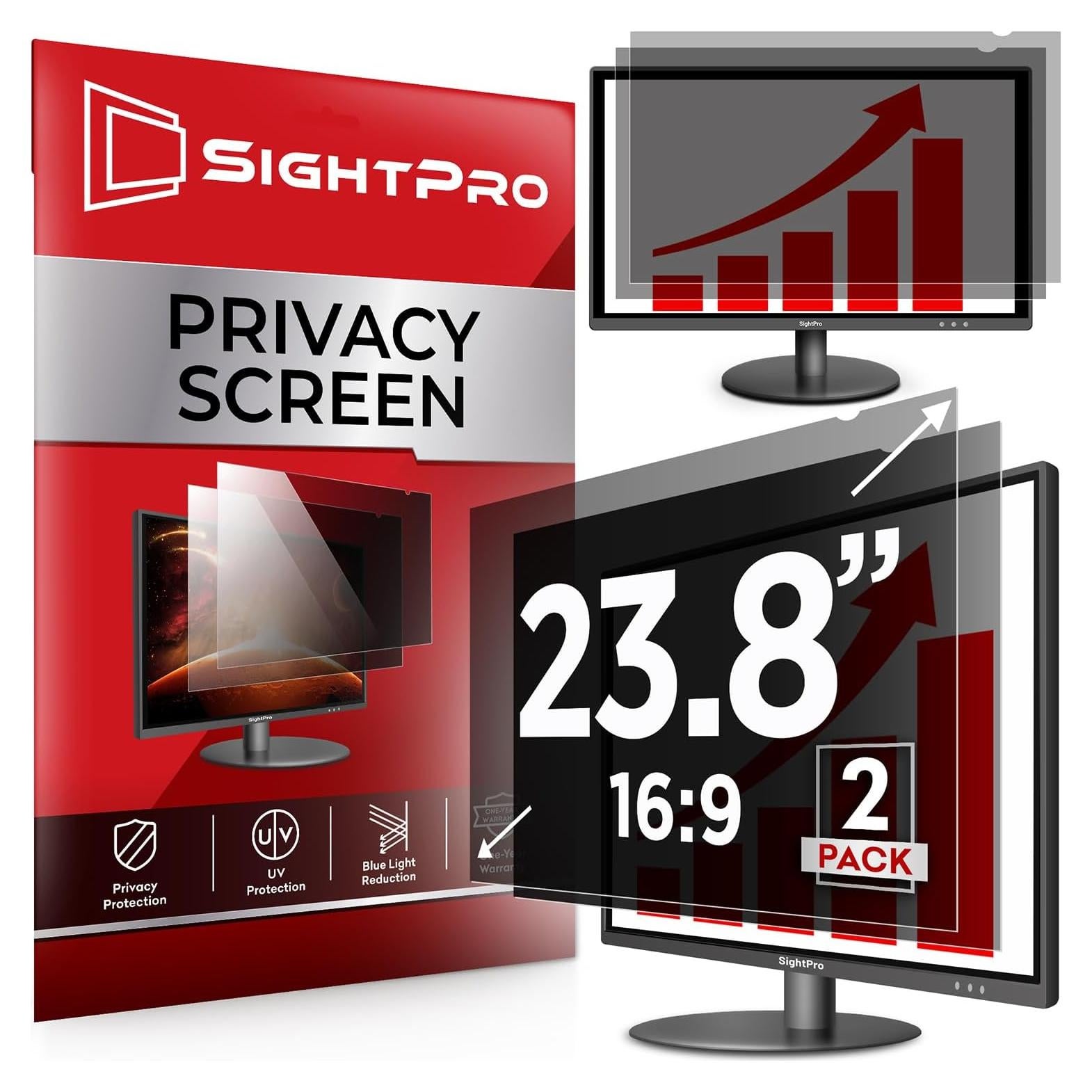 Filtro de Pantalla de Privacidad 23.8" SightPro [Paquete de 2]