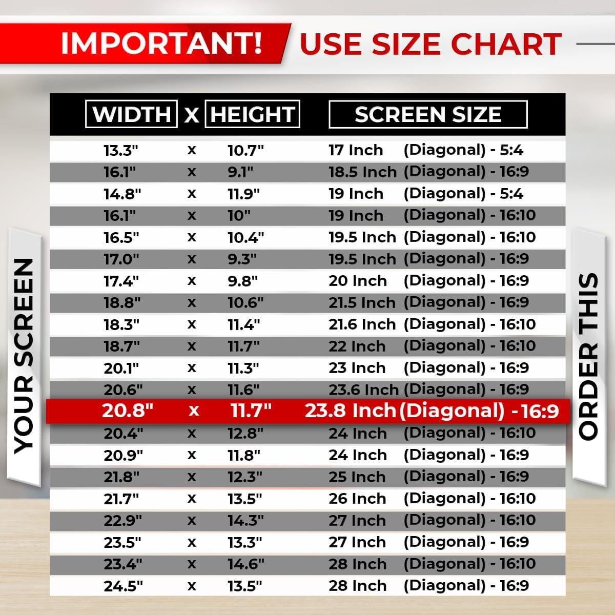 Filtro de Pantalla de Privacidad 23.8" SightPro [Paquete de 2]