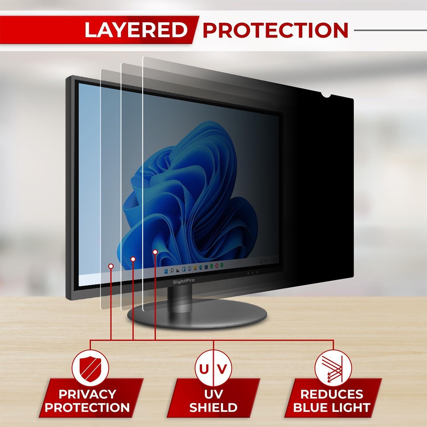 Filtro de Pantalla de Privacidad 23.8" SightPro [Paquete de 2]