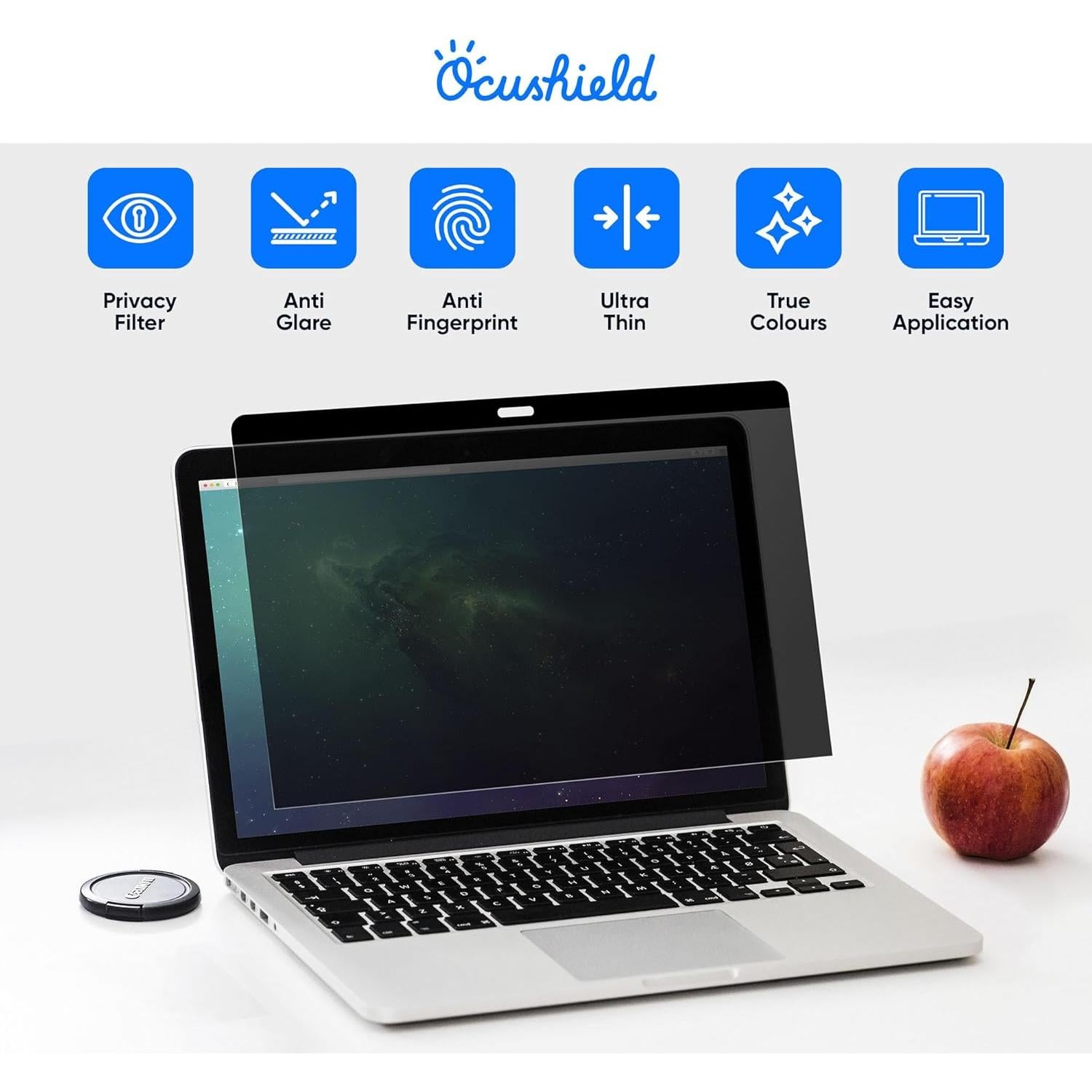 Protector de Pantalla Anti Luz Azul Ocushield para Macbook Pro 13
