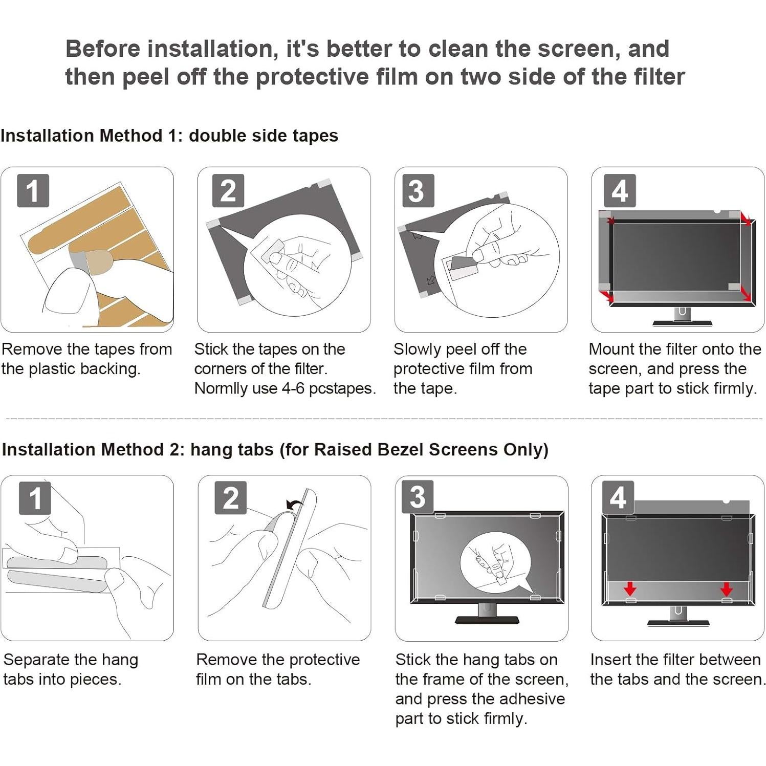 Filtro de Privacidad GUMIKE 27" Antirreflejo 16:9