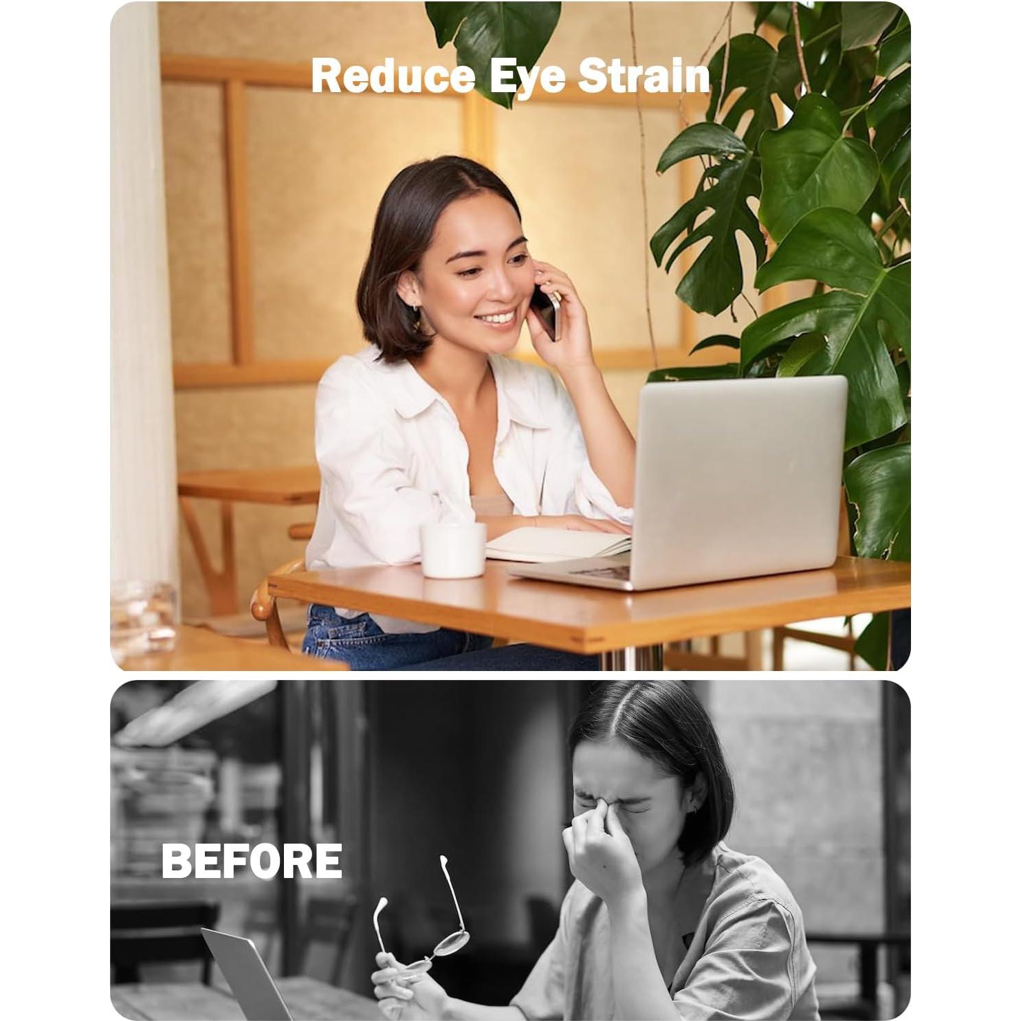 Protector de Pantalla F FORITO 15.6" Antirreflejo y Anti Luz Azul