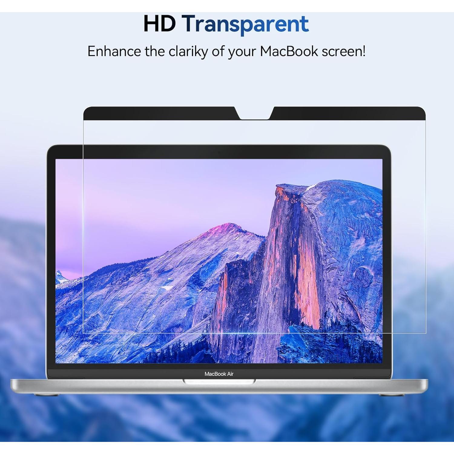 Protector de Pantalla Magnético Anti Luz Azul para MacBook 13"