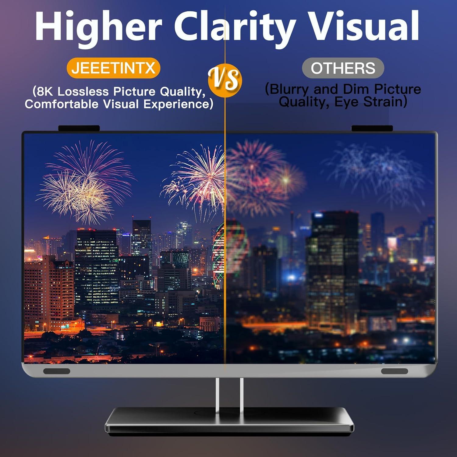 Filtro de Privacidad Magnético JEEETINTX 23" 16:9 Anti Luz Azul