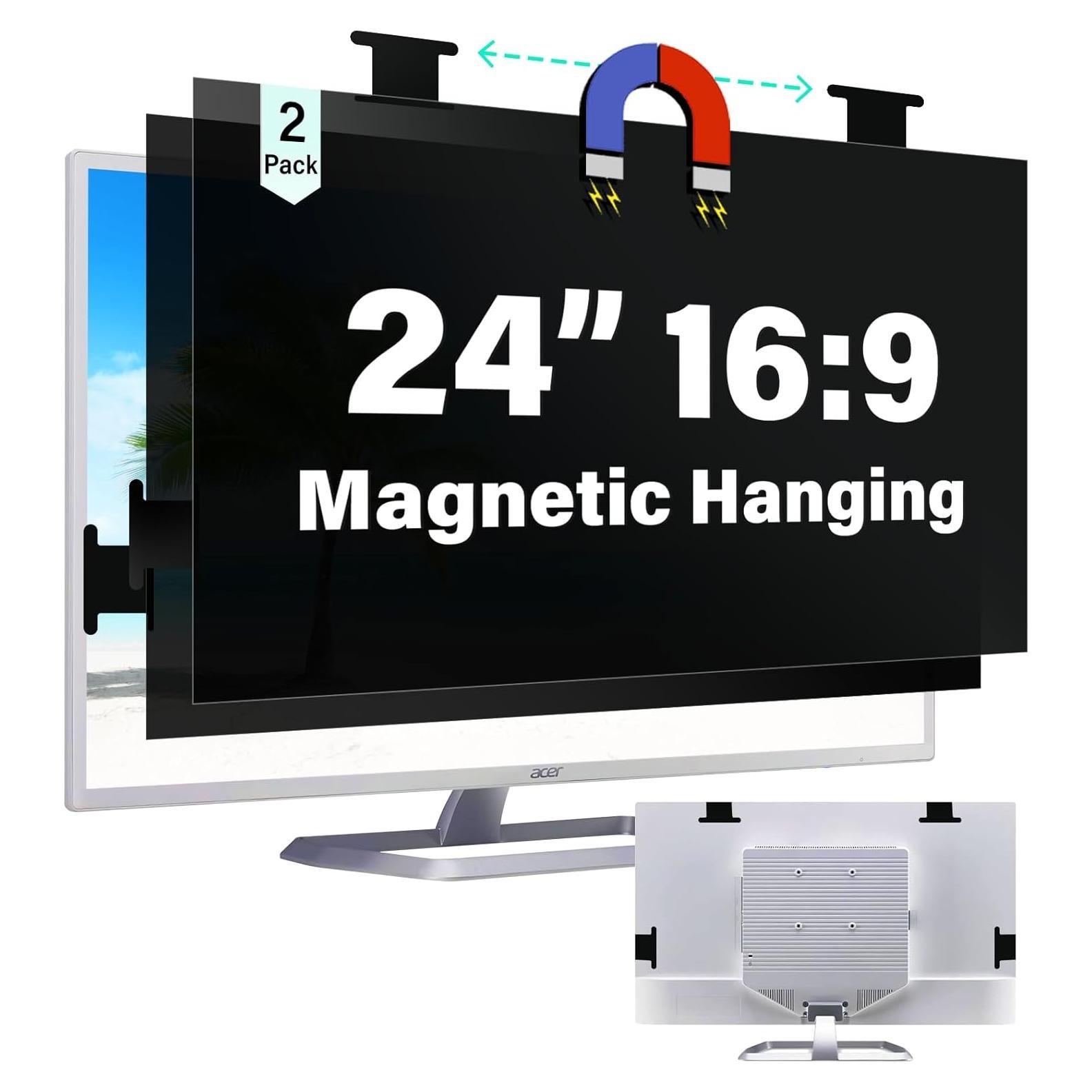 Pantalla de Privacidad Magnética 24" Mao Yeye 2 Paquete