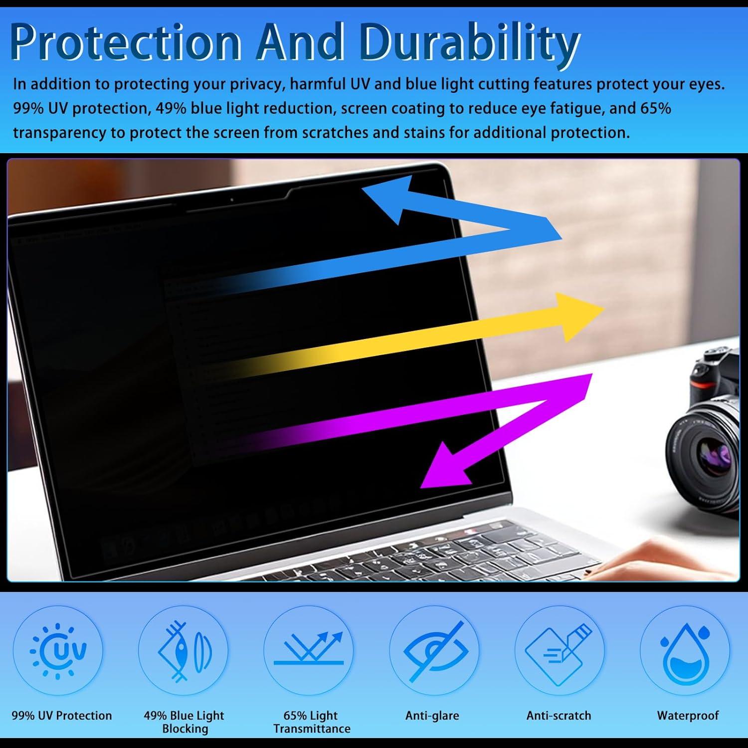 Filtro de Privacidad Magnético 15.6" VanHooc Anti-Ojos Curiosos