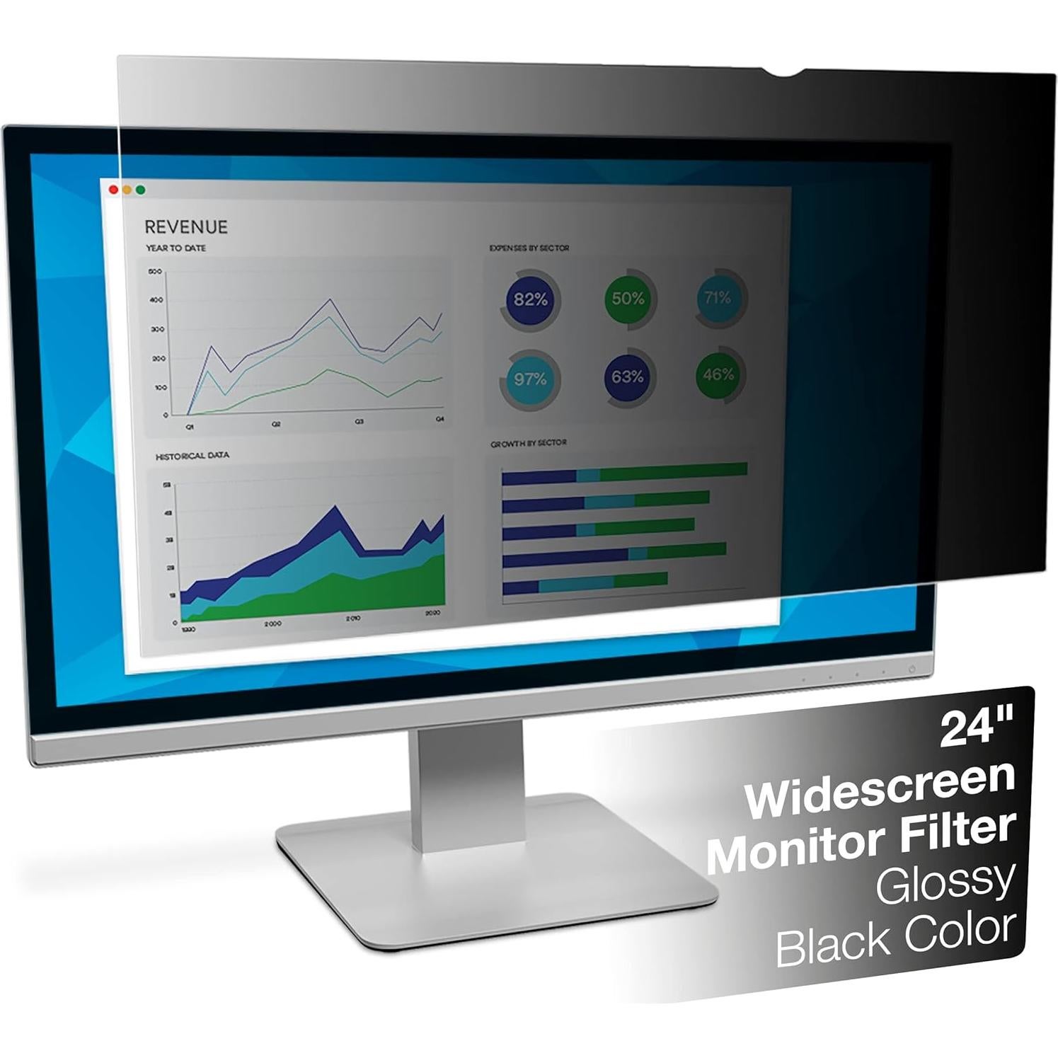 Filtro de Privacidad 3M 24" Reversible Brillante/Mate