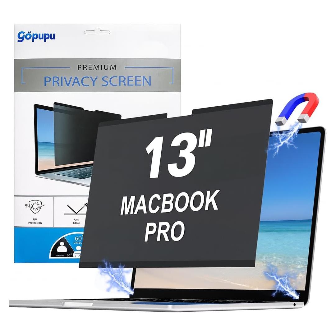 Funda de Privacidad Magnética Gopupu para MacBook 13" 2016-2022