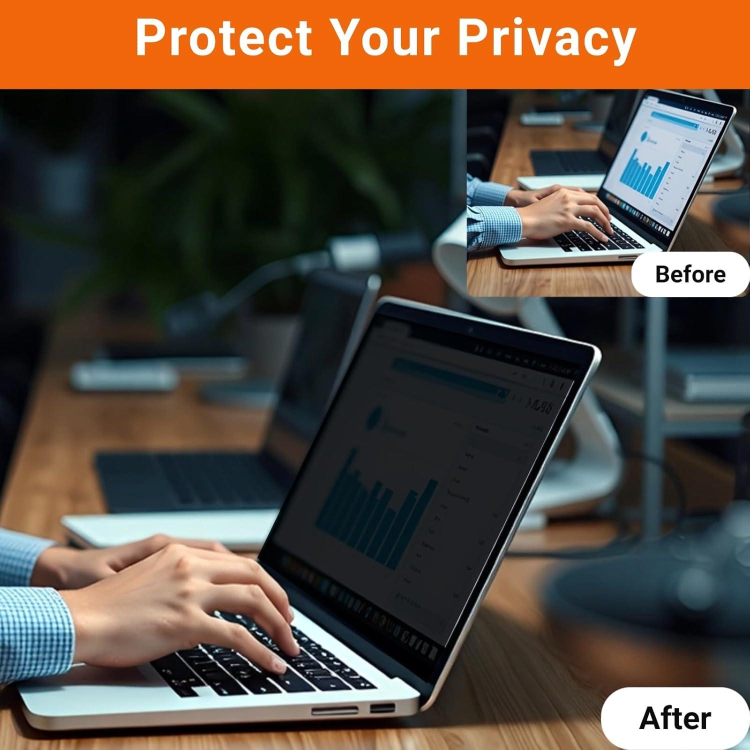 Funda de Privacidad Magnética Gopupu para MacBook 13" 2016-2022